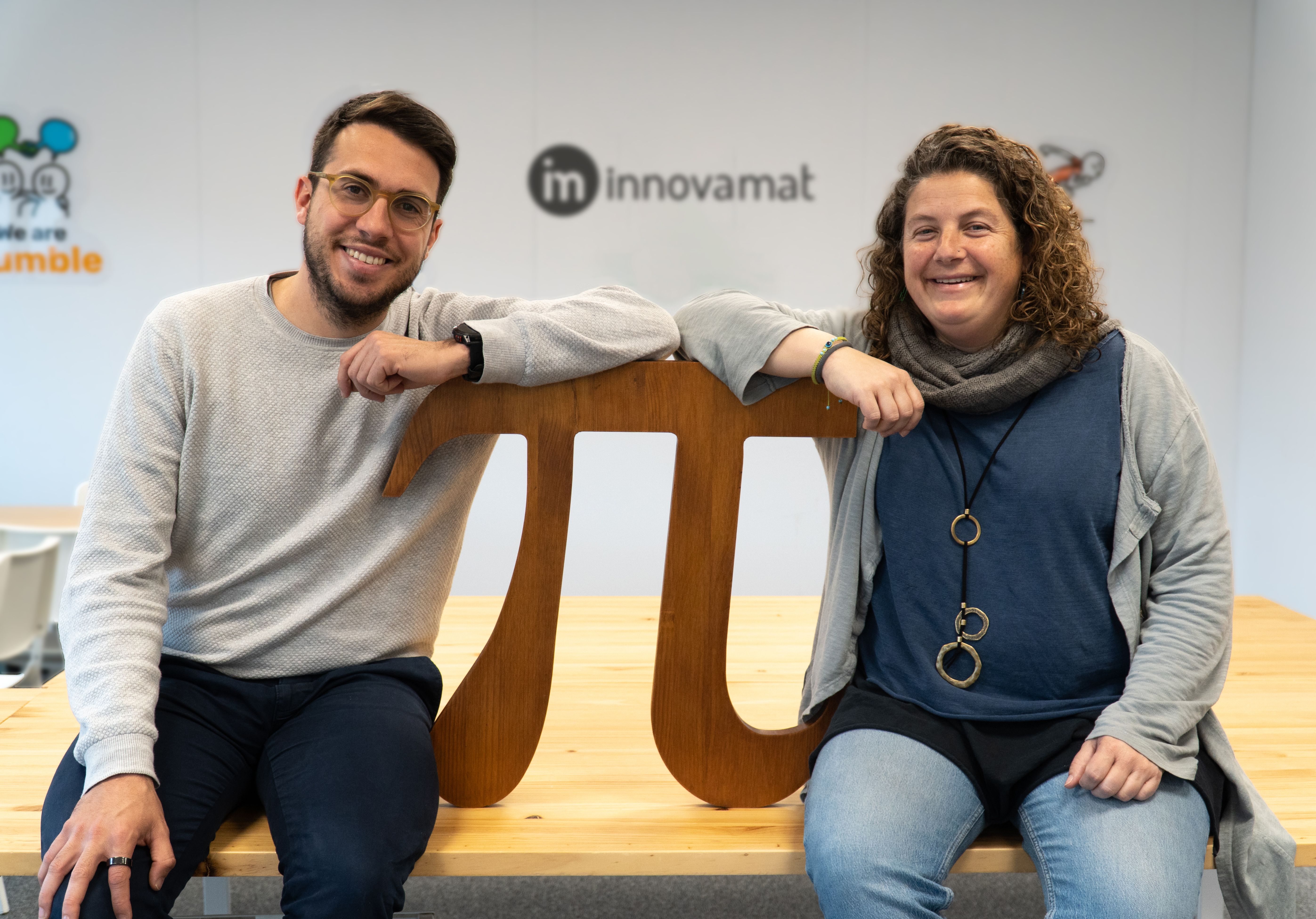 Andreu Dotti i Laura Morera, CEO i responsable didàctica d'Innovamat | Cedida