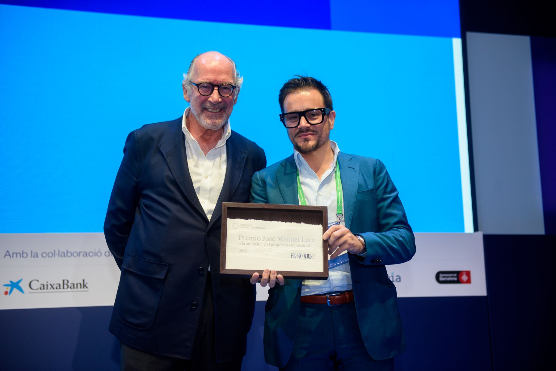 Jordi Barri en la entrega del Premio Lara del Cercle d'Economia | Cedida