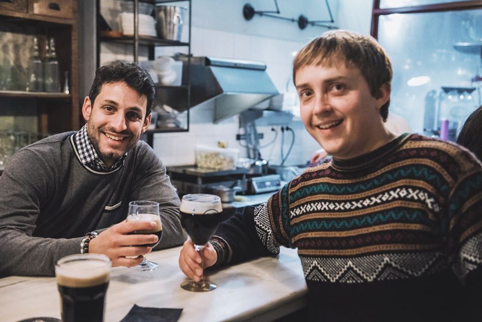 Dimitris Tsaousis i Alex Lazarowicz, cofundadors de Barna Brew | Cedida