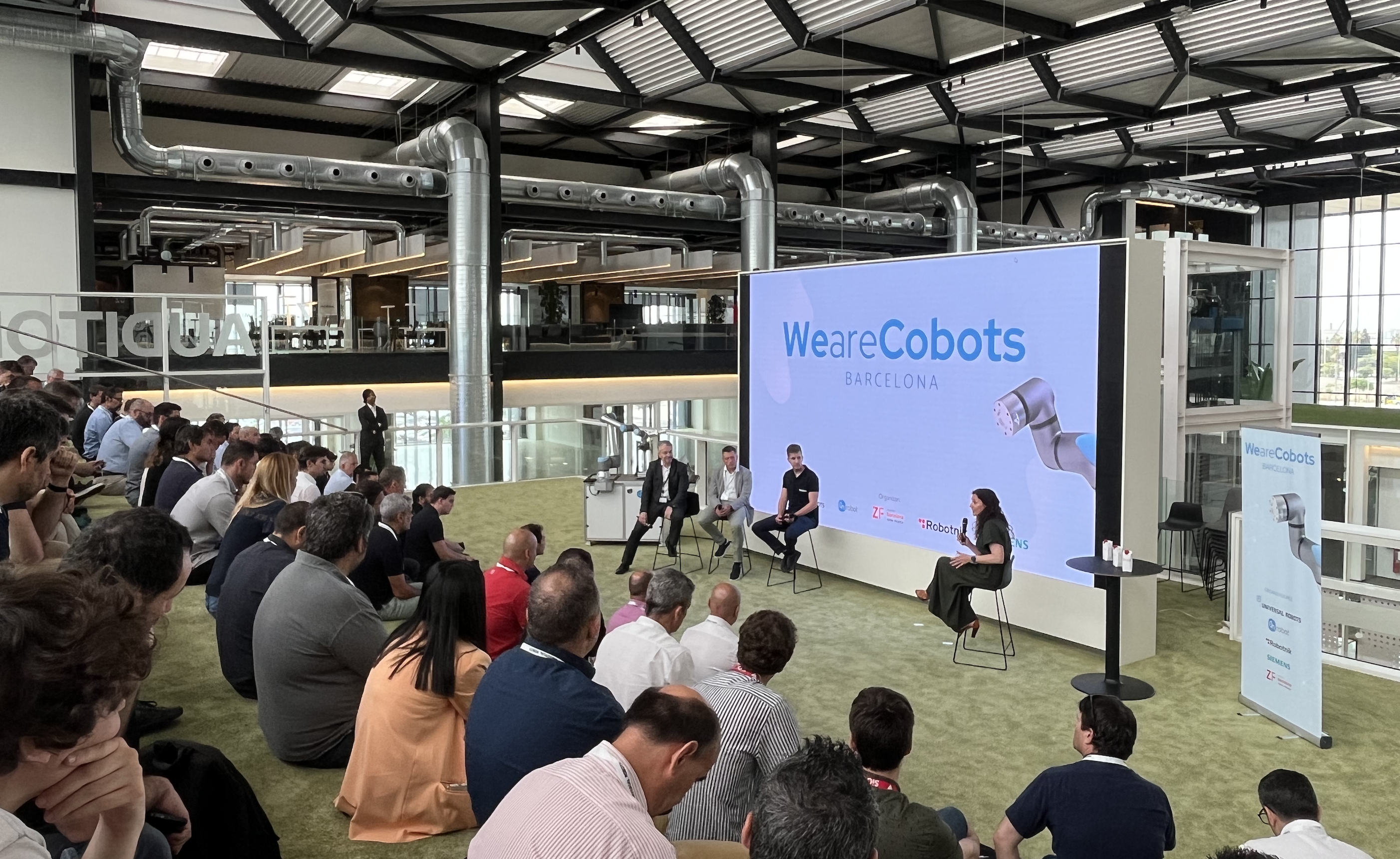 Presentación de la solución en el WeAreCobots Barcelona | Cedida