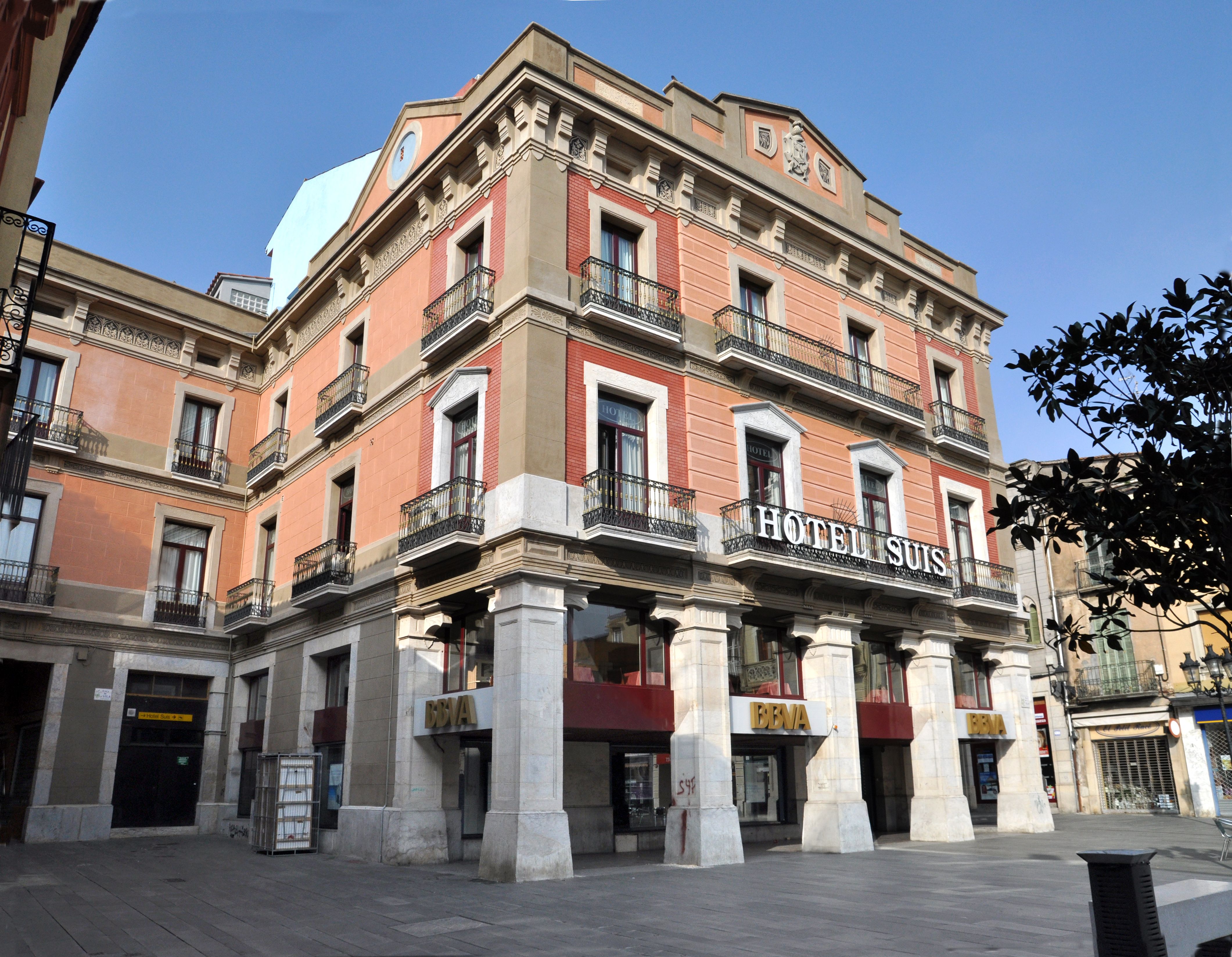 Imagen exterior del Hotel Suís (Sant Celoni) | Generalitat