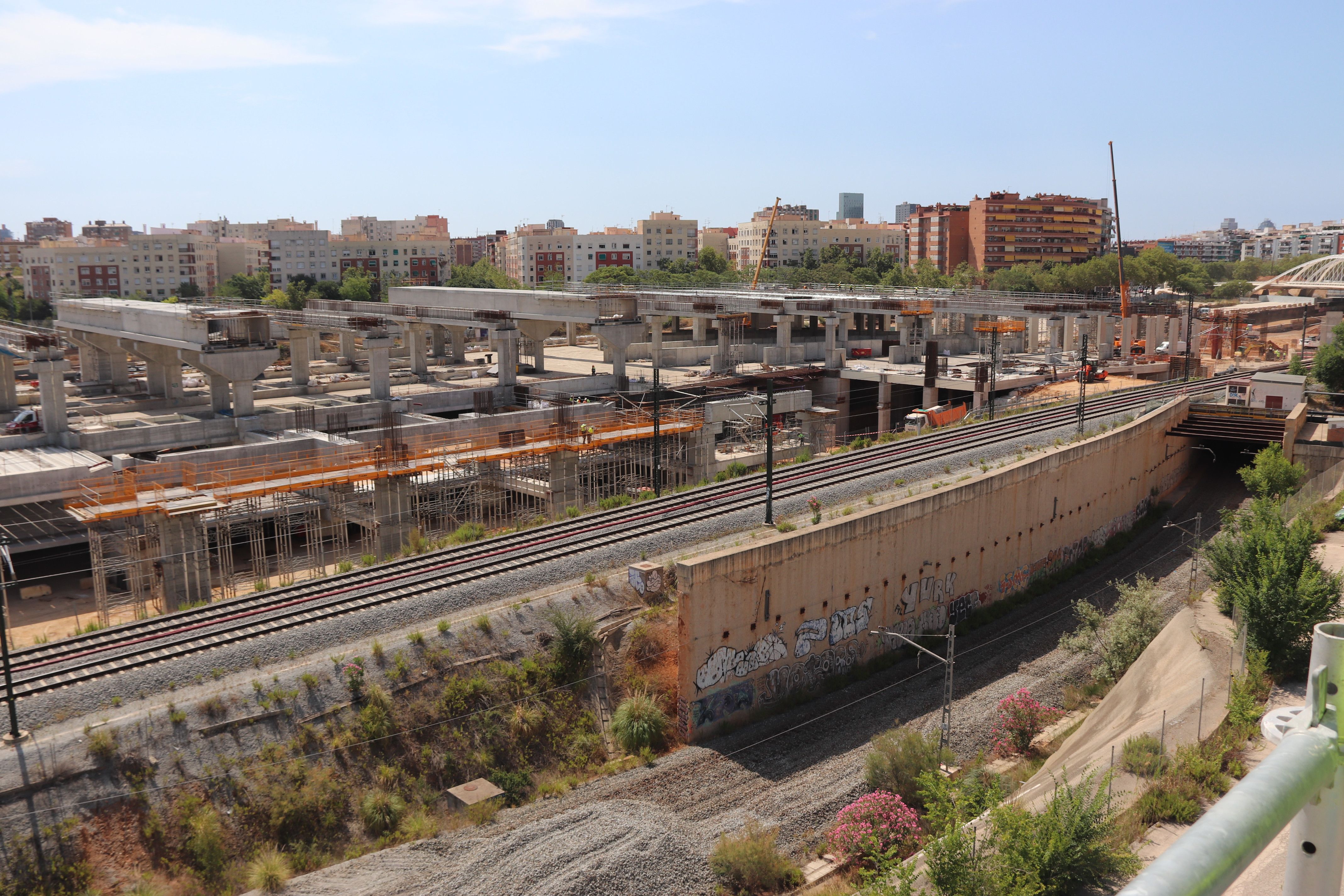 Imatge de les obres de la futura estació de La Sagrera | ACN - Maria Asmarat