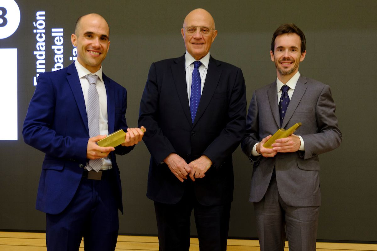 Josep Oliu, presidente de Banco Sabadell, ha entregado los premios en el Centro Corporativo de Banco Sabadell en Sant Cugat del Vallès | Cedida