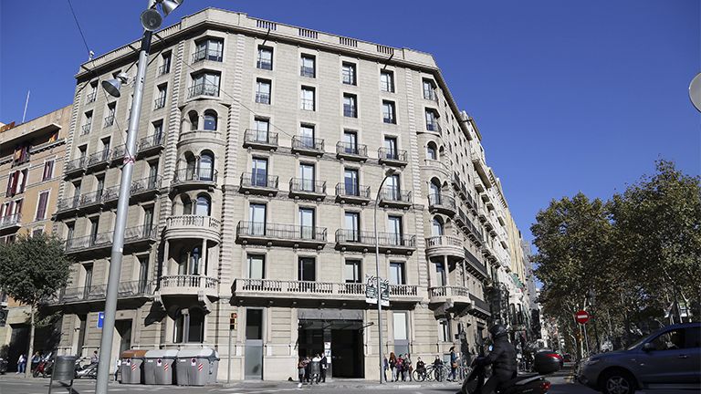 Exterior de la sede del Institut Català de Finances | Cedida