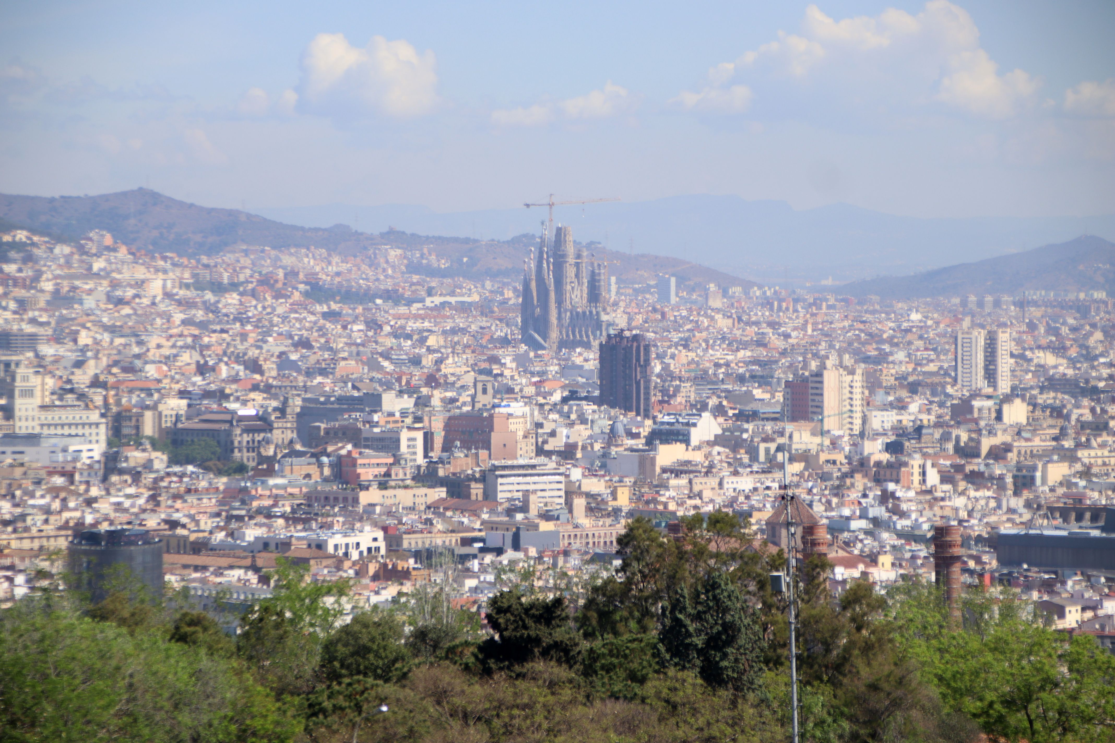 Vistes de Barcelona des d'un mirador de Montjuïc | ACN