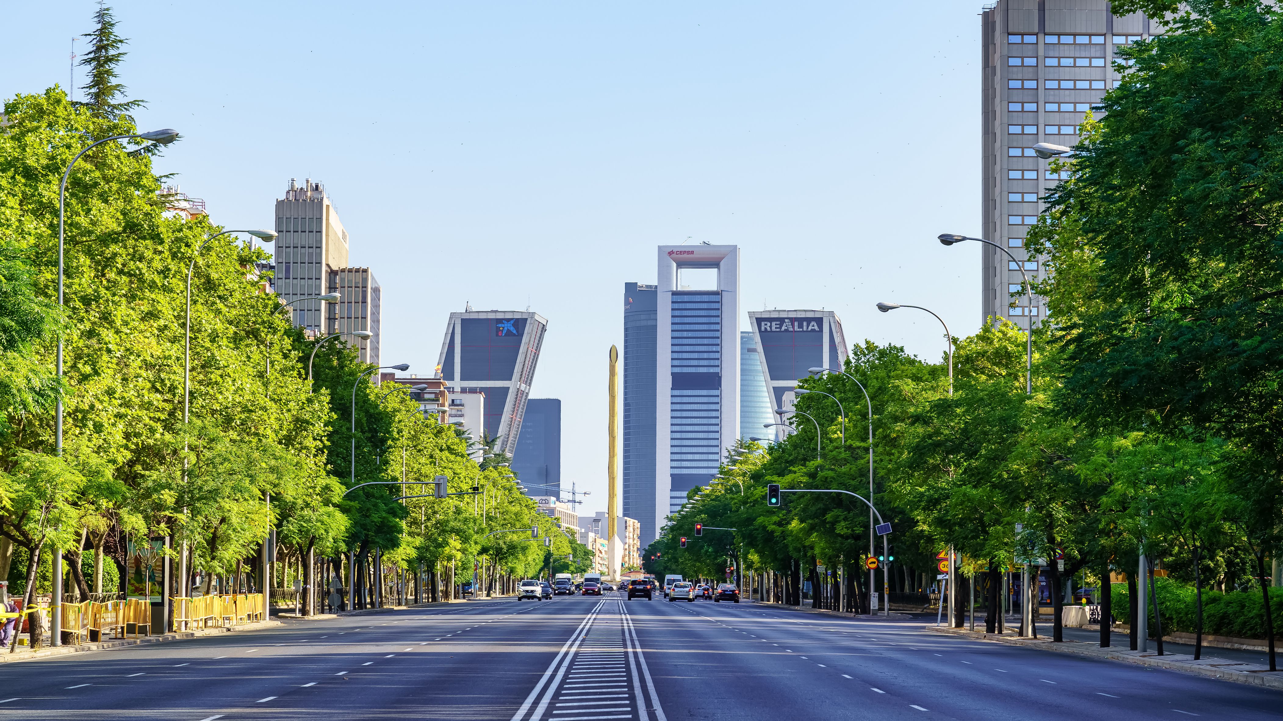 El distrito financiero de Madrid, de fondo | iStock