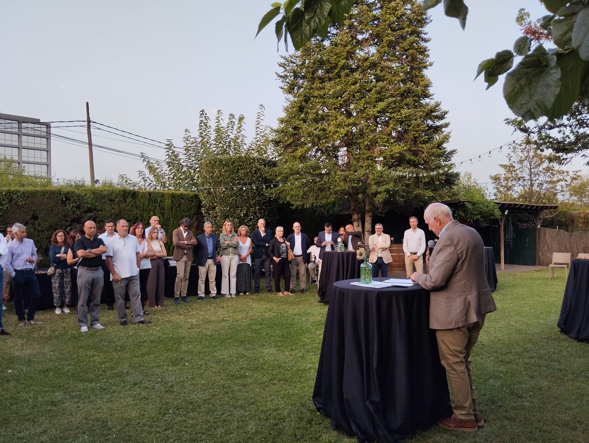 Ramon Talamàs, durant la presentació de la seva candidatura a Sant Cugat | VIA Empresa