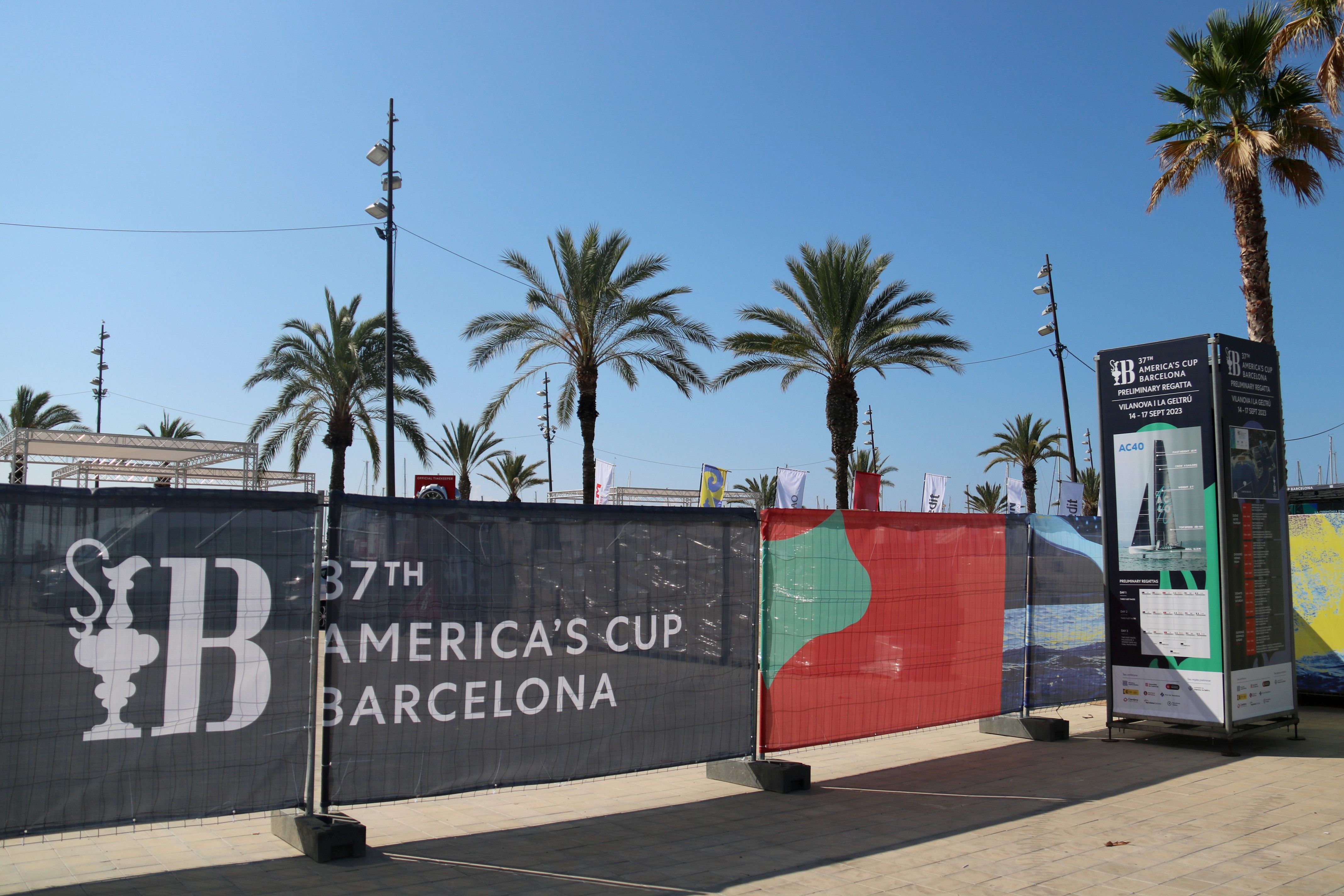 La 37a edició de la Copa Amèrica de Vela tindrà lloc entorn del Port Vell i al llarg de la platja, fins al Port Olímpic| ACN - Caterina Tallón 