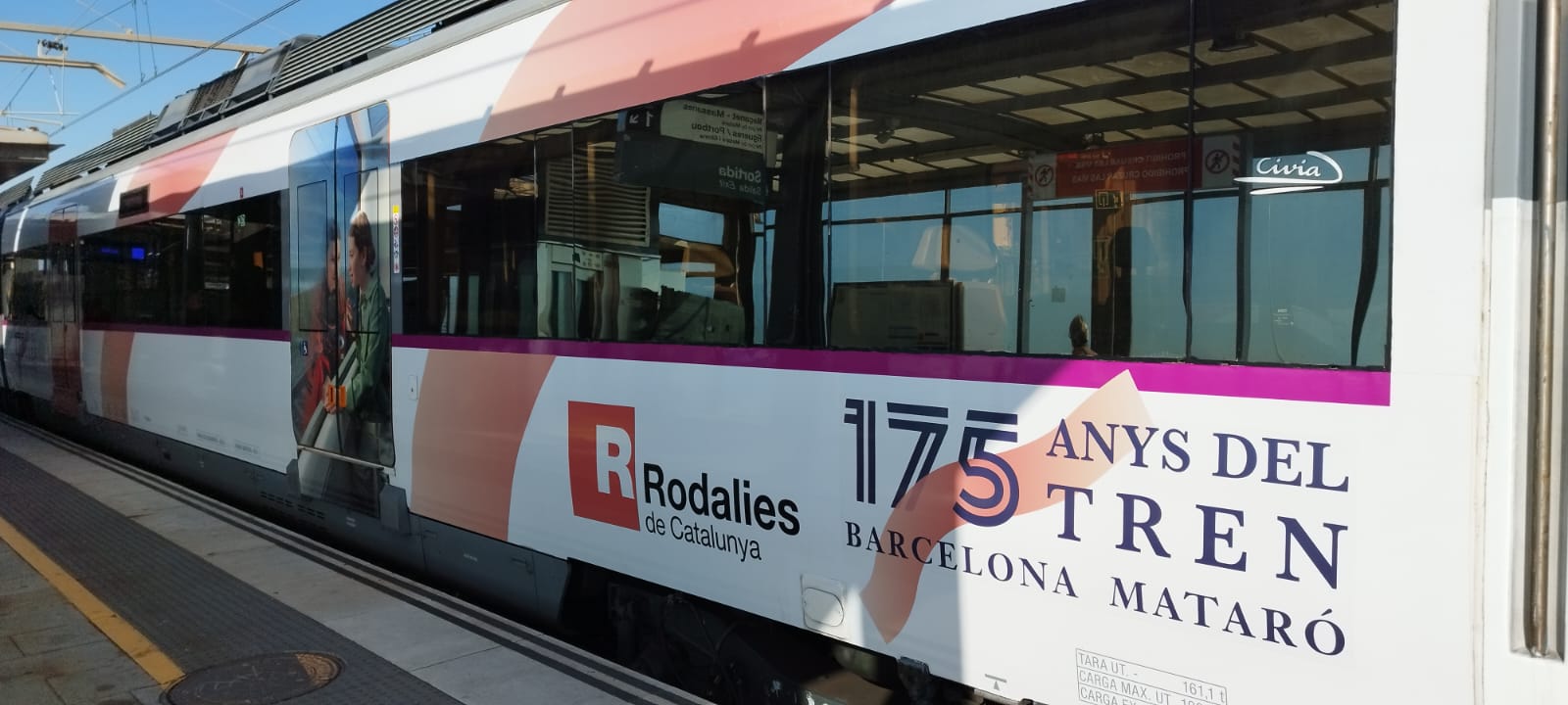 Imatge d'un tren de Rodalies | Cedida