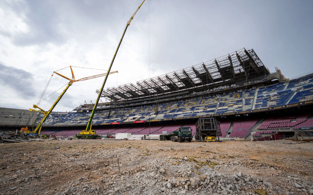 Imatge de les obres del Camp Nou | FCB