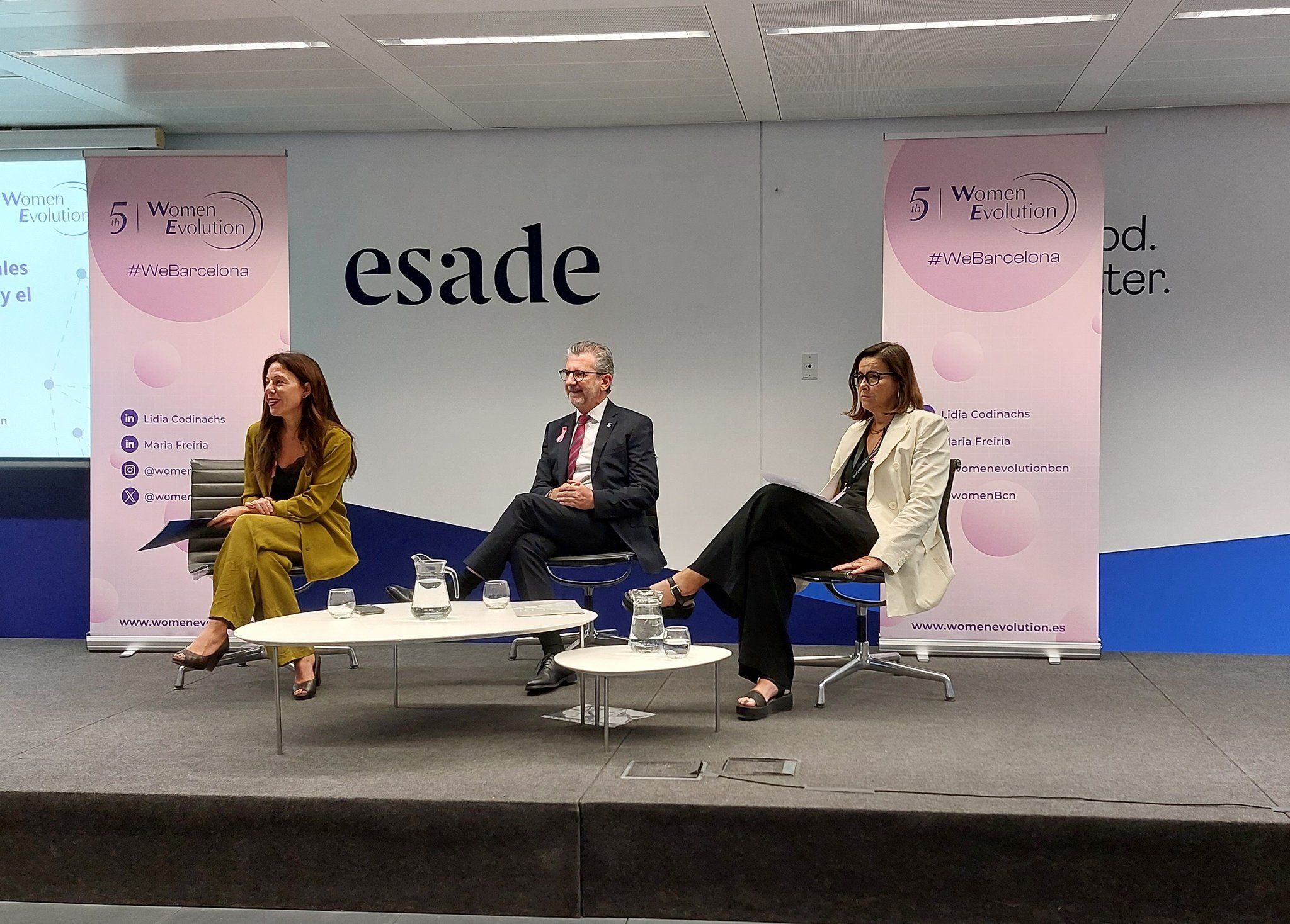 Inauguració del Women Evolution amb María Díaz, Josep Maria Vallès i Elvira Bisbe | Ajuntament de Sant Cugat