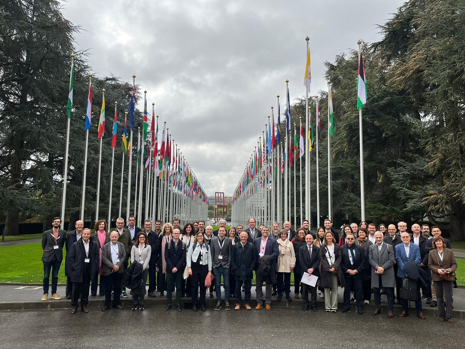 Los miembros de Femcat en la sede de Naciones Unidas en octubre de 2023 | Femcat