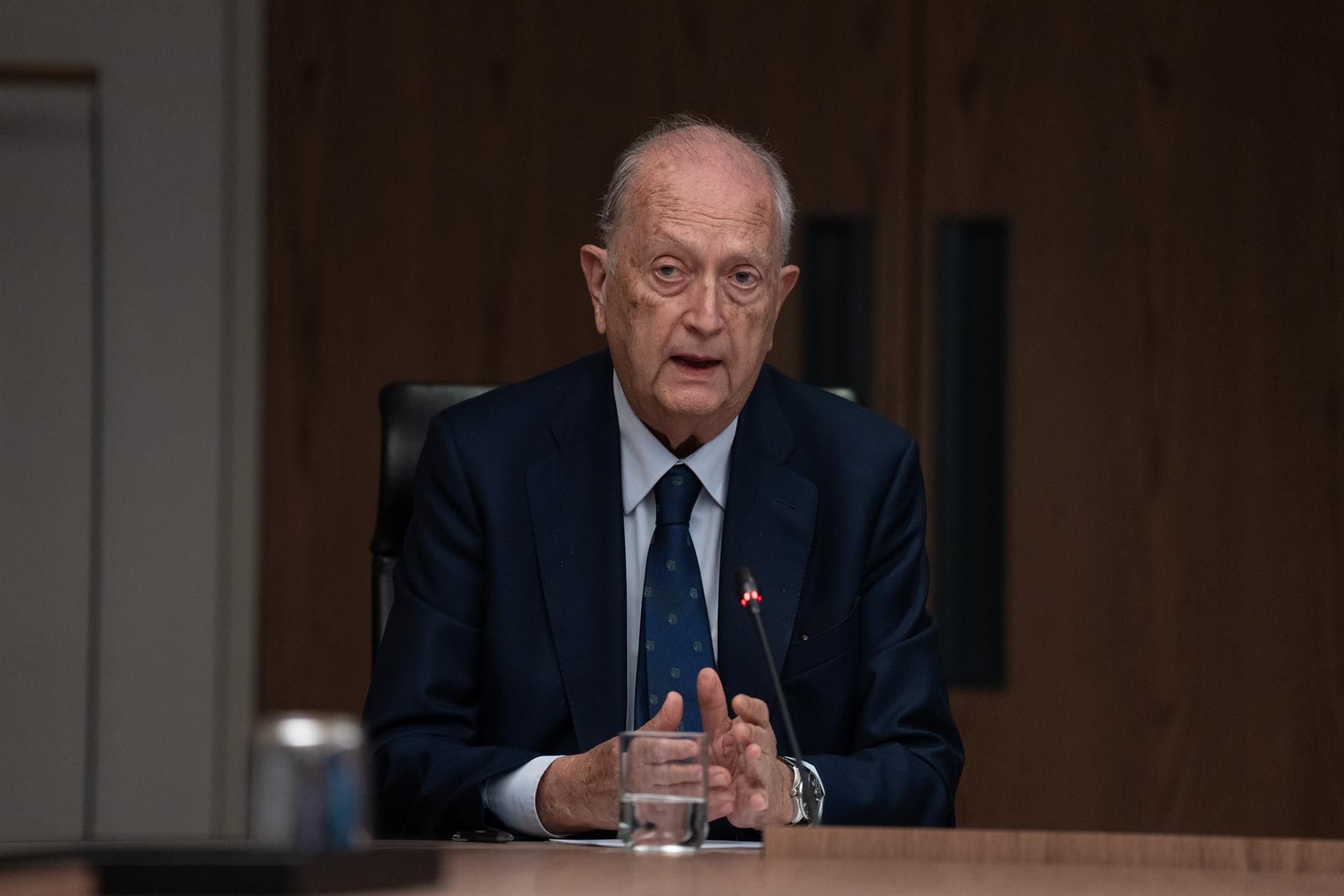 Juan José Bruguera, durante el acto de presentación de resultados de Colonial | Europa Press - David Zorrakino