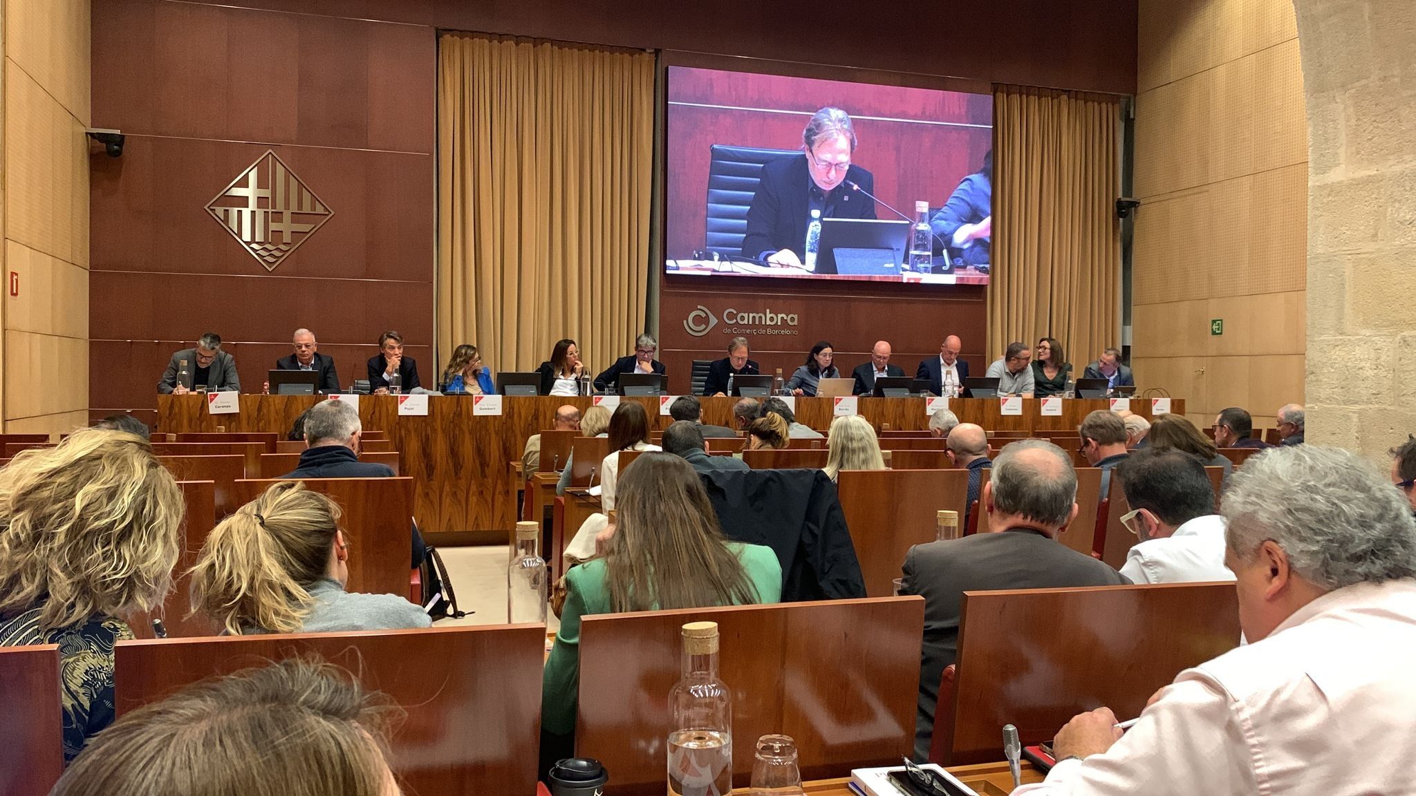 Un momento del pleno de la Cambra de Comerç de Barcelona | ACN