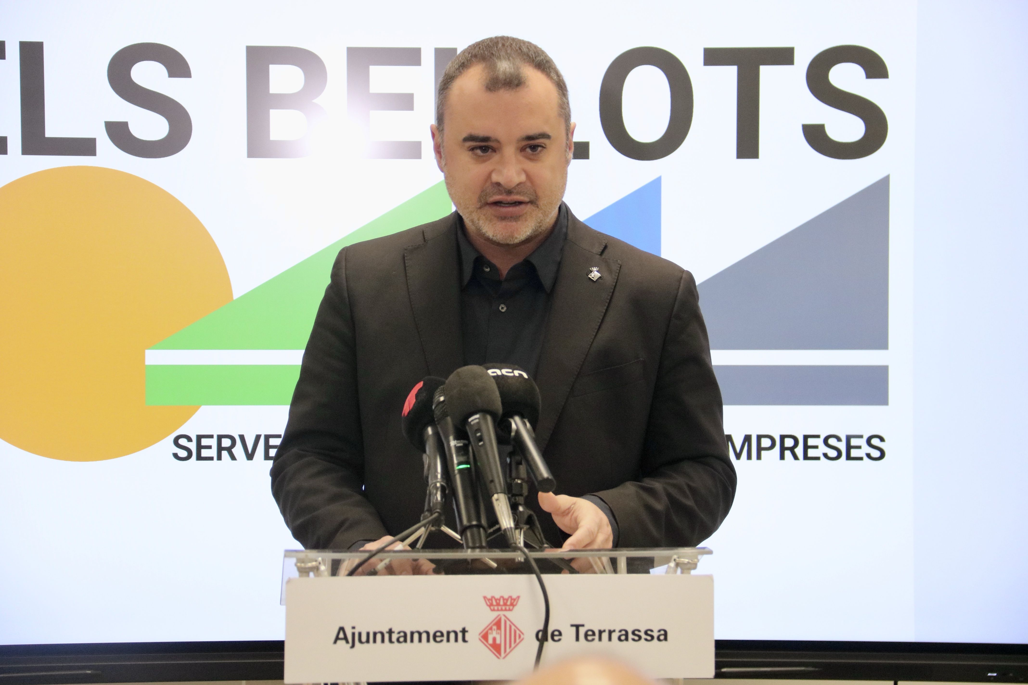 L'alcalde de Terrassa, Jordi Ballart, durant la presentació del Pla Director de Polígons | ACN