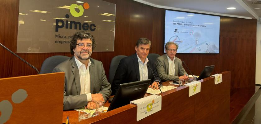 José Enrique Vázquez, Antoni Cañete i Moisès Bonal | Pimec