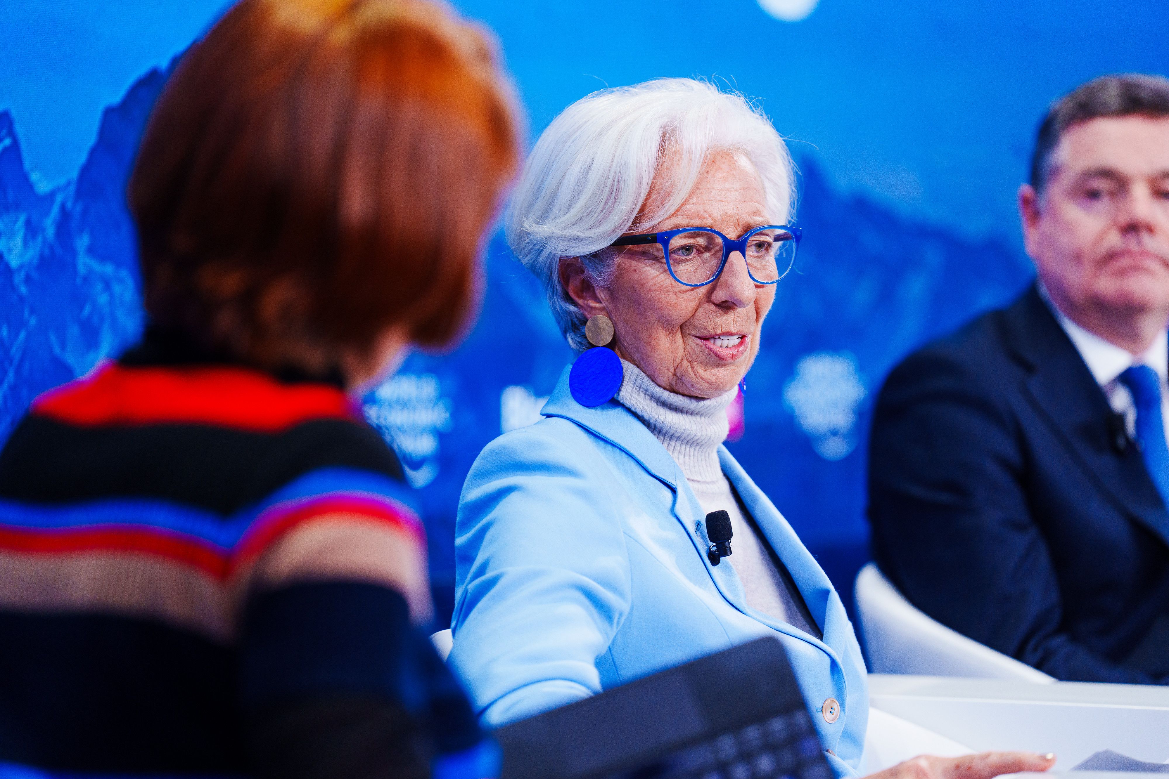 Christine Lagarde, presidenta de Banc Central Europeu, al  Fòrum Econòmic Mundial 2024 a Davos | Cedida