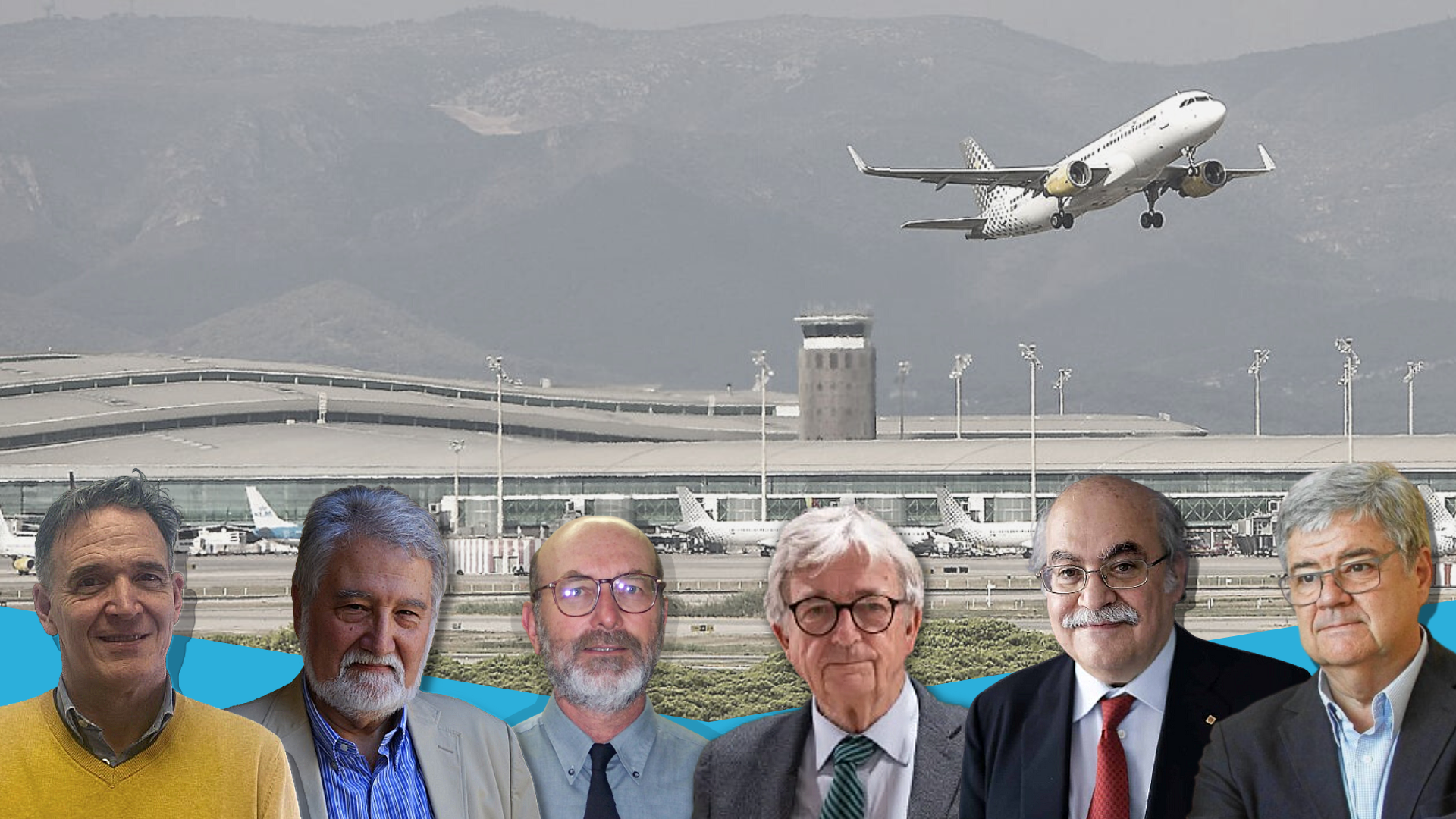 Joaquim Coello, Guillem López Casasnovas i Andreu Mas-Colell, alguns dels autors de l'article sobre l'ampliació de l'aeroport del Prat | VIA Empresa