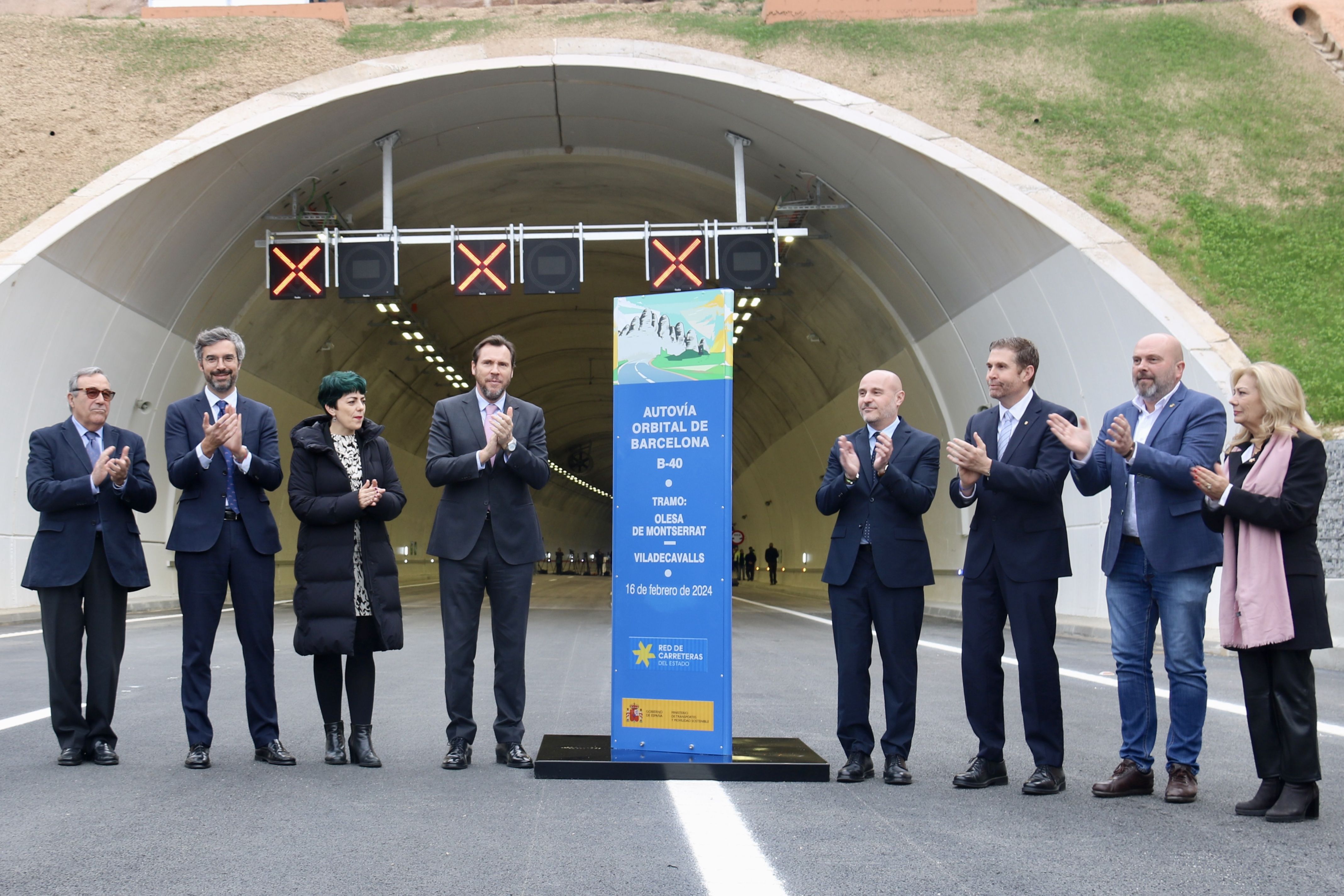 Inicio del túnel que da paso al enlace de la B-14 entre Olesa de Montserrat y Viladecavalls | ACN