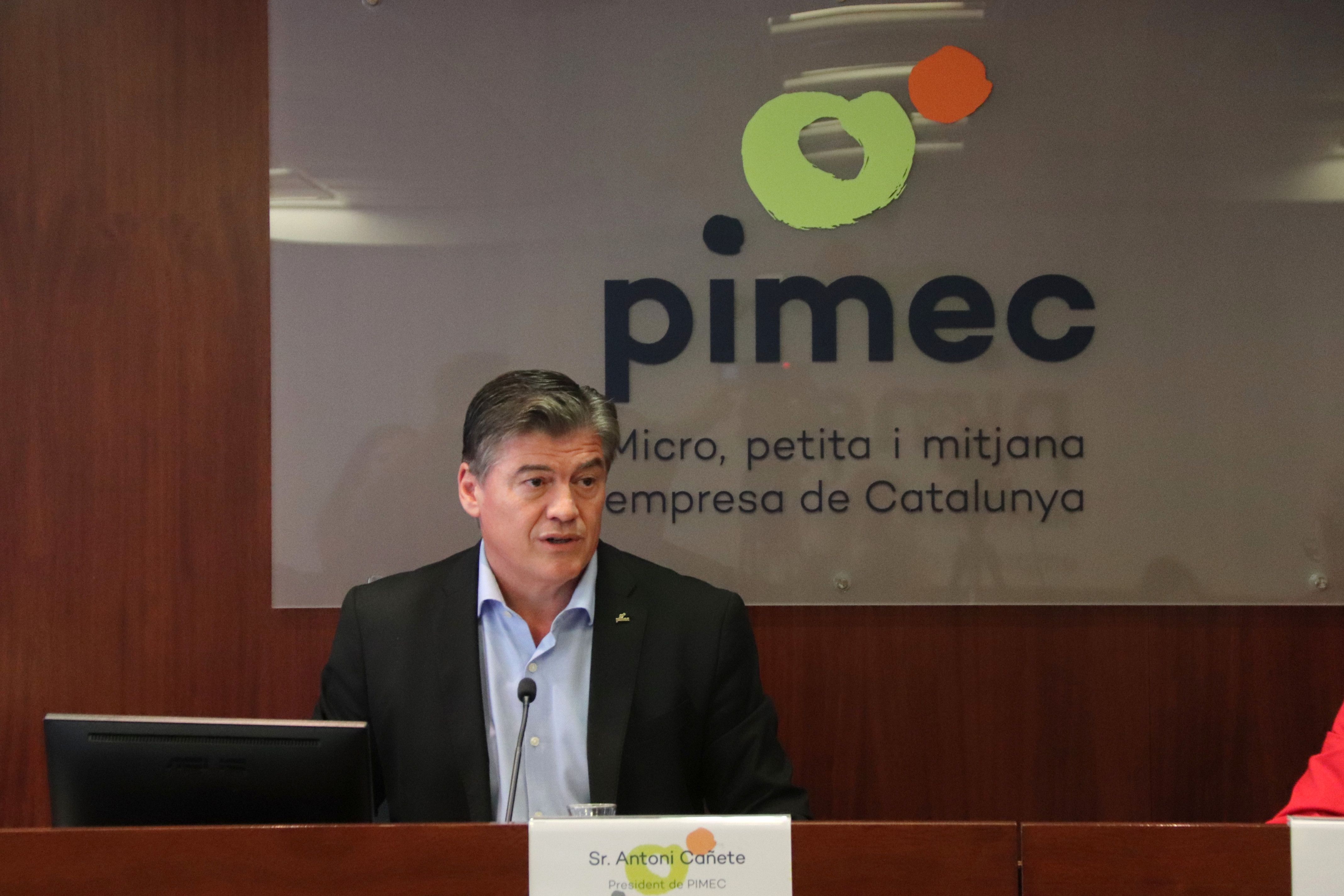 Antoni Cañete, president de Pimec | ACN