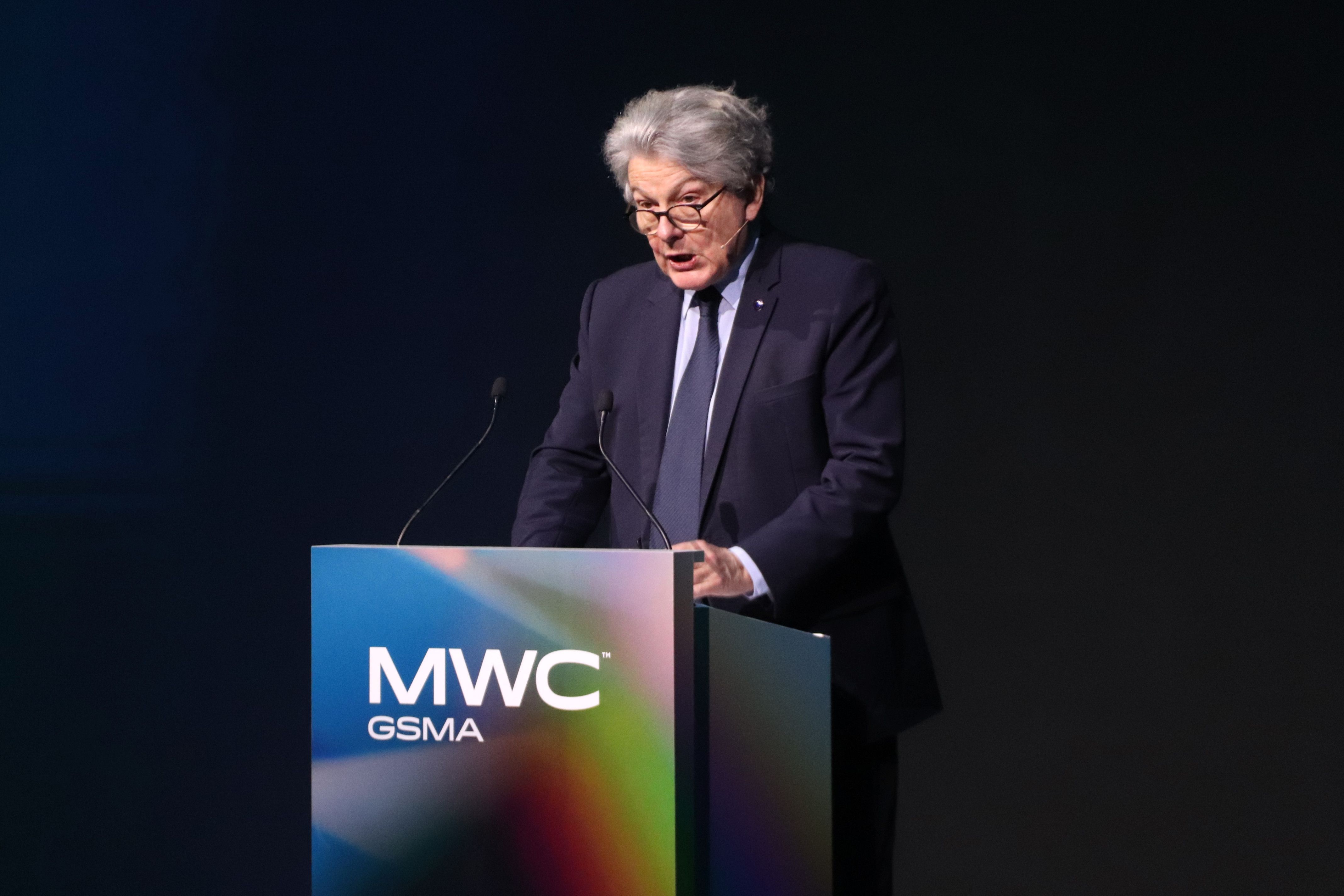 Thierry Breton, comisario de Mercado Interior de la UE, en el Mobile World Congress | ACN