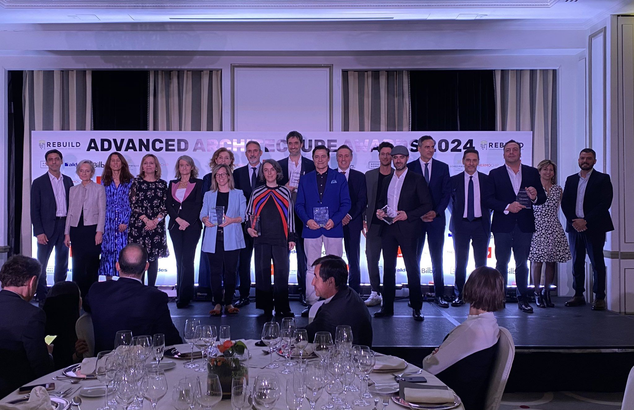 Els guardonats als Advanced Architecture Awards 2024, celebrats durant el Rebuild 2024 | Cedida