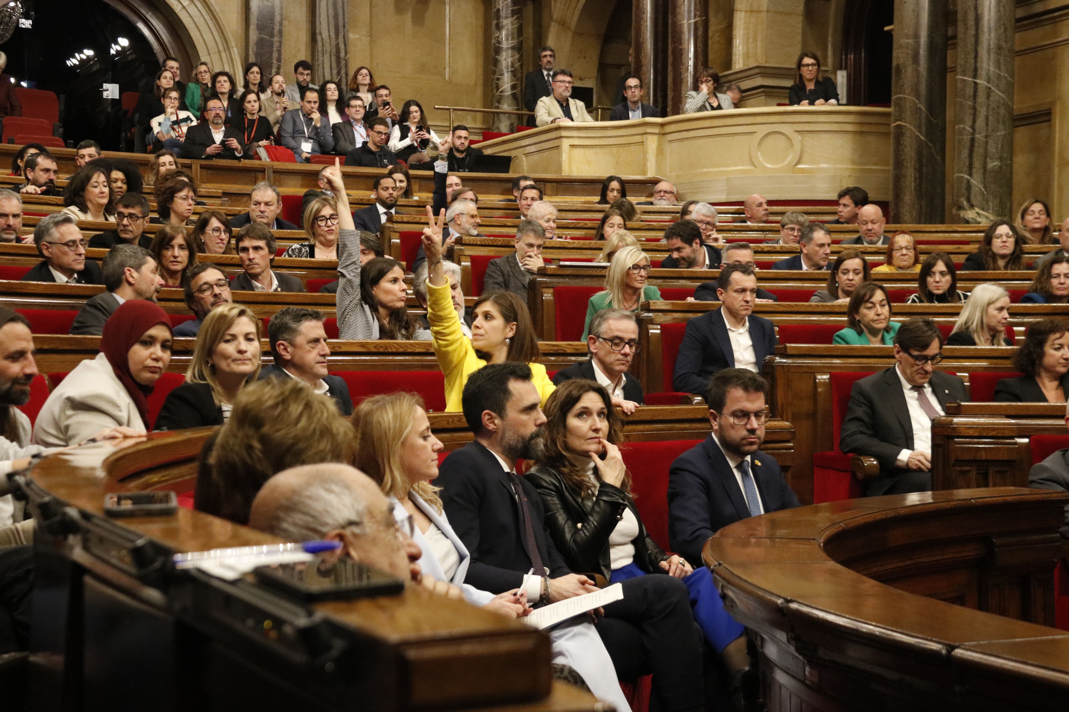 Un ple del Parlament de Catalunya durant el març de 2024 | ACN