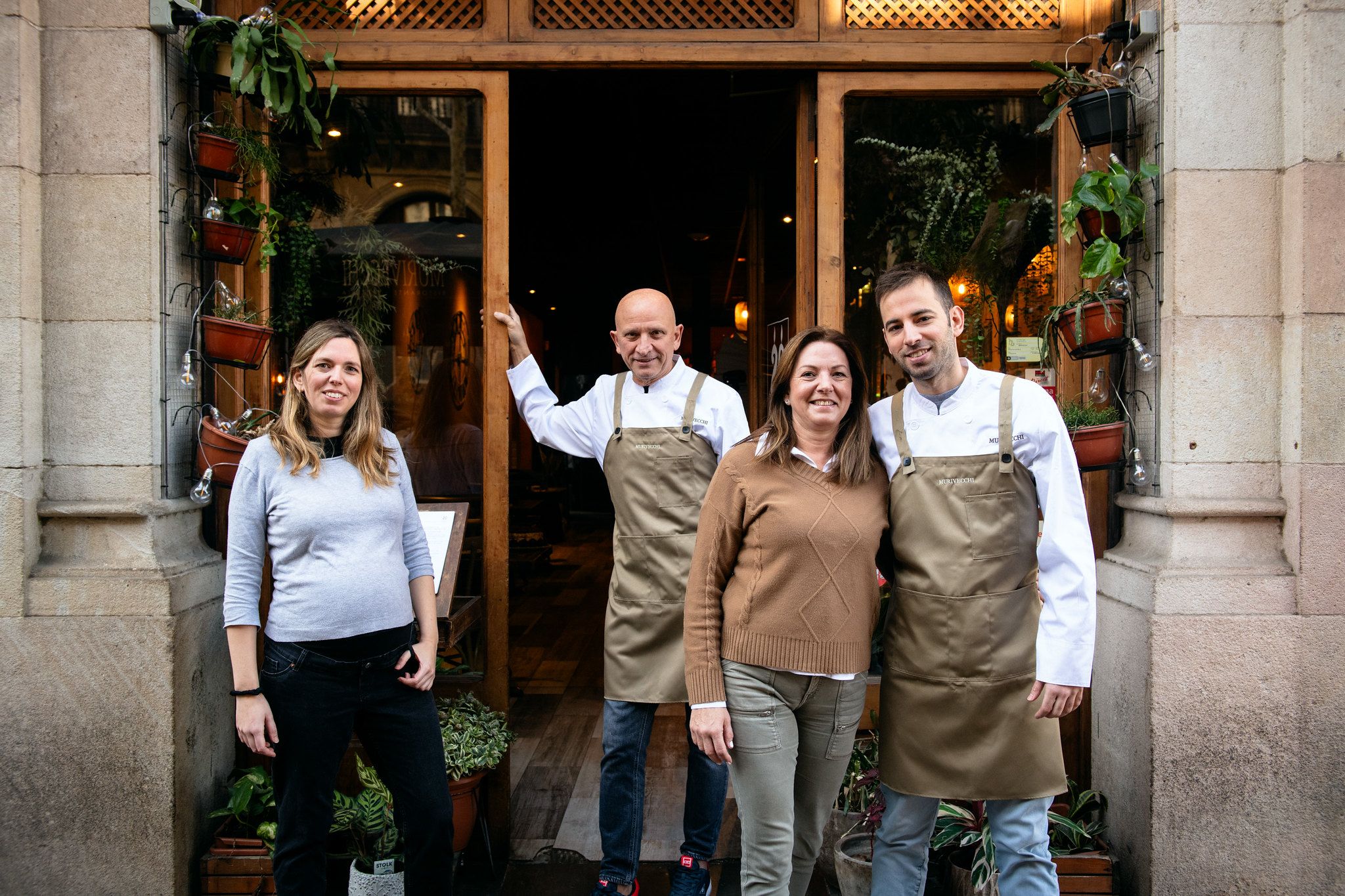 L'equip del restaurant Murivecchi, liderat per Ciro Esposito | Cedida