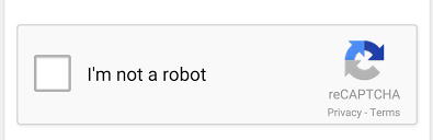 Visualització del Captcha més popular i senzill, que consisteix en marcar una casella per confirmar que "no som un robot"