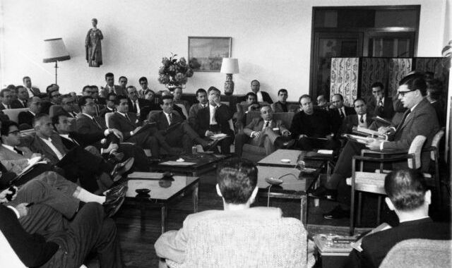 Primeres reunions del Cercle d'Economia durant els anys 50 | Cedida