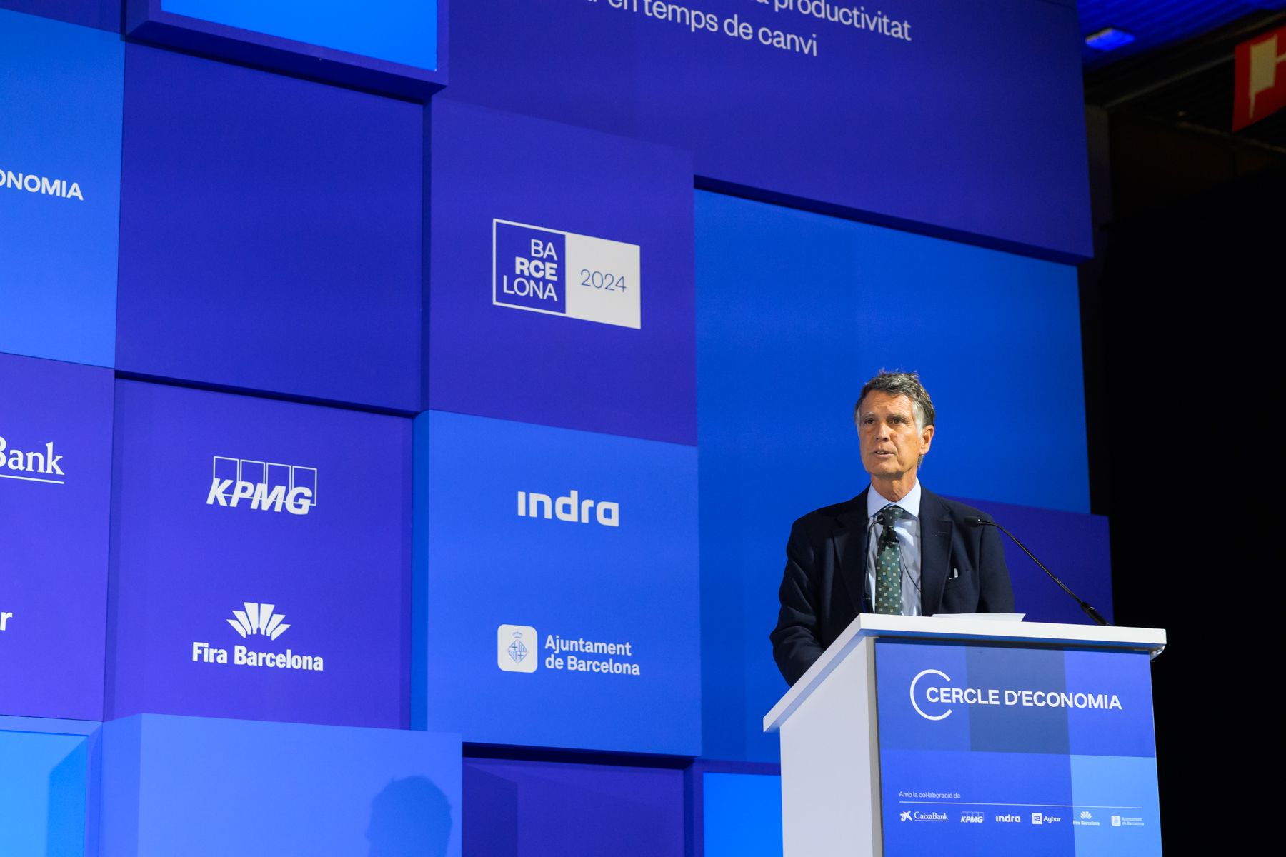  Jaume Guardiola, presidente del Cercle d'Economia, en el acto de clausura | Cedida