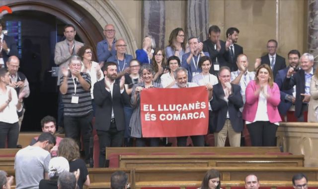 El Parlament de Catalunya va aprovar el maig de 2023 el projecte de llei de creació de la comarca del Lluçanès | Cedida