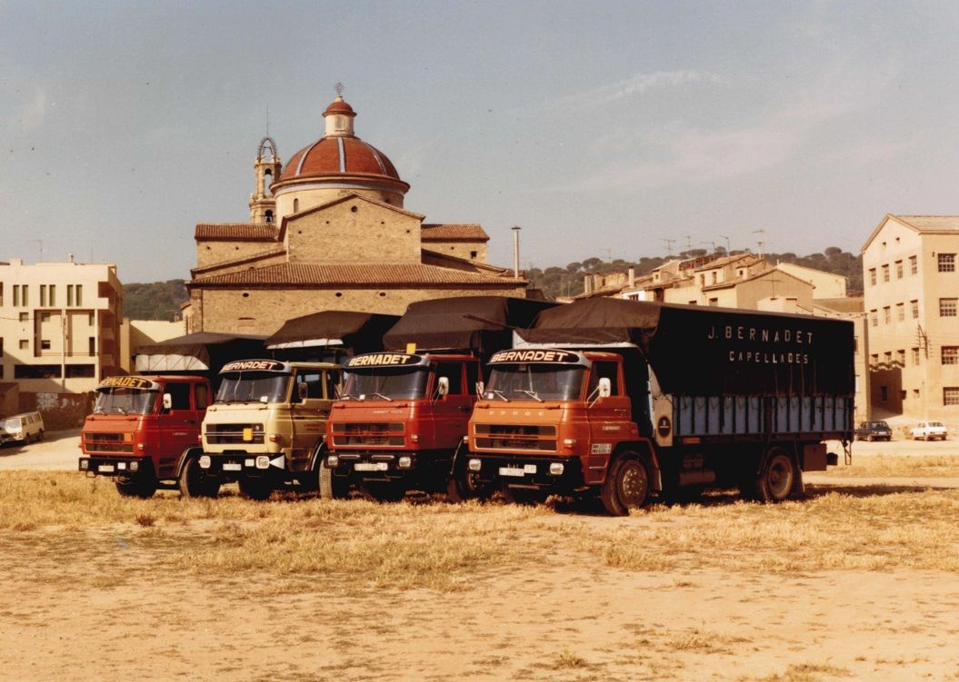 Flota de Transports Bernadet als anys 70 | Cedida