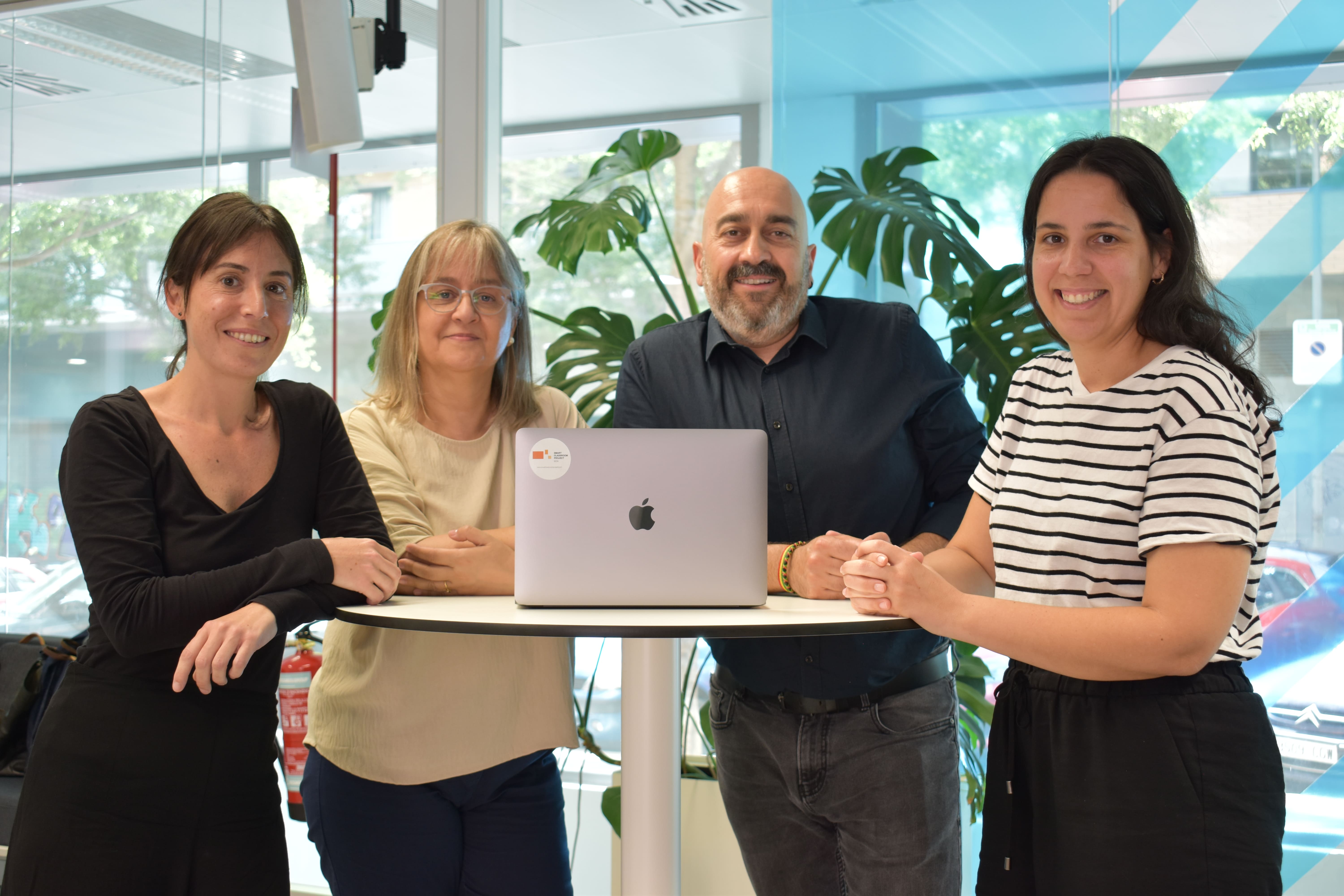 Los fundadores de la startup catalana Smart Classrooms | Cedida