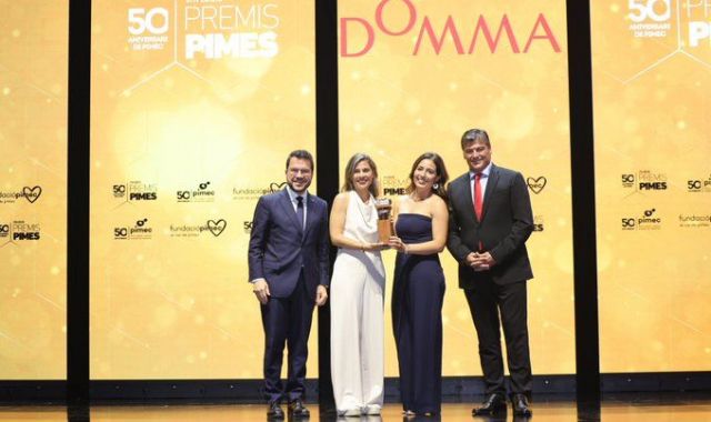 Les fundadores de Domma, una de les empreses premiades de la nit | Pimec