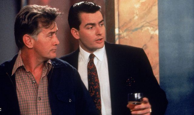 Martin i Charlie Sheen (Carl i Bud Fox), durant una escena de 'Wall Street' | 20th Century Fox 