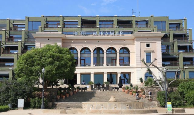 Façana de l'hotel de cinc estrelles Miramar, ubicat a Barcelona | ACN