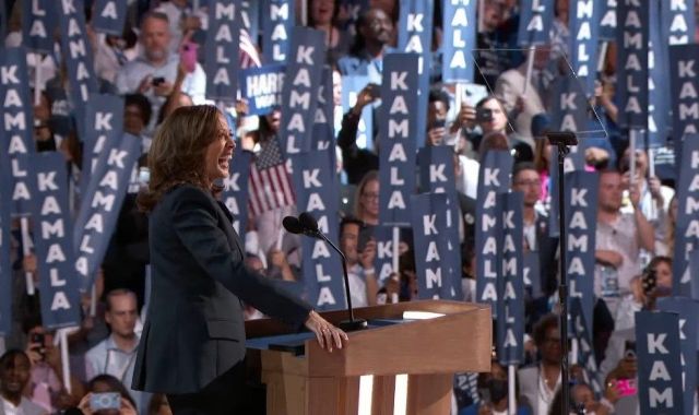 La vicepresidenta i candidata demòcrata a les eleccions presidencials, Kamala Harris | EP