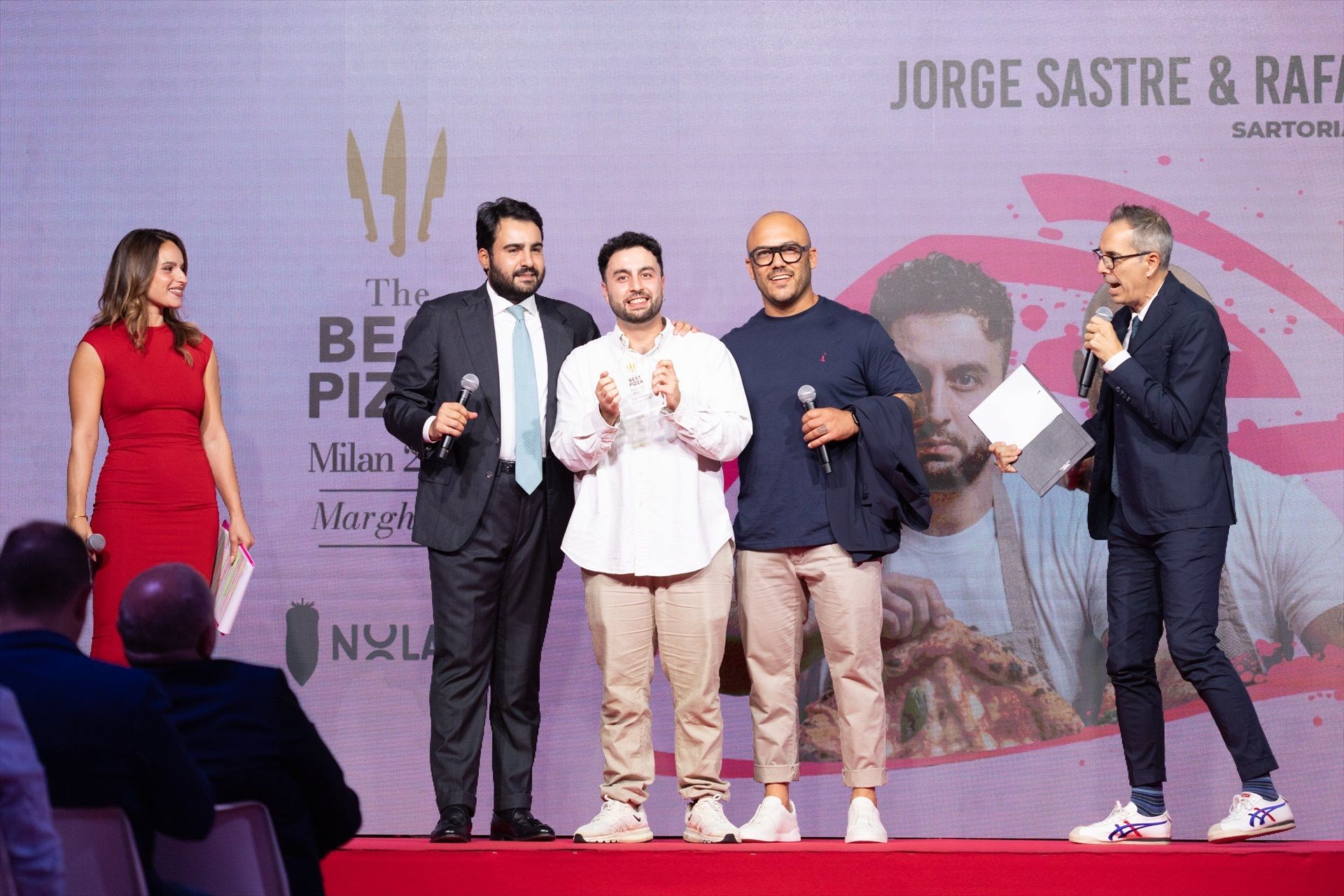 Rafa Panatieri y Jorge Sastre en la ceremonia 'The Best Pizza 2024' | EP