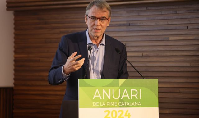 Oriol Amat explica les dades de l'Anuari de la pime | Cedida