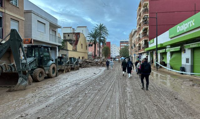 Centre de Paiporta, a primera hora del matí del diumenge | Carlos Rojas