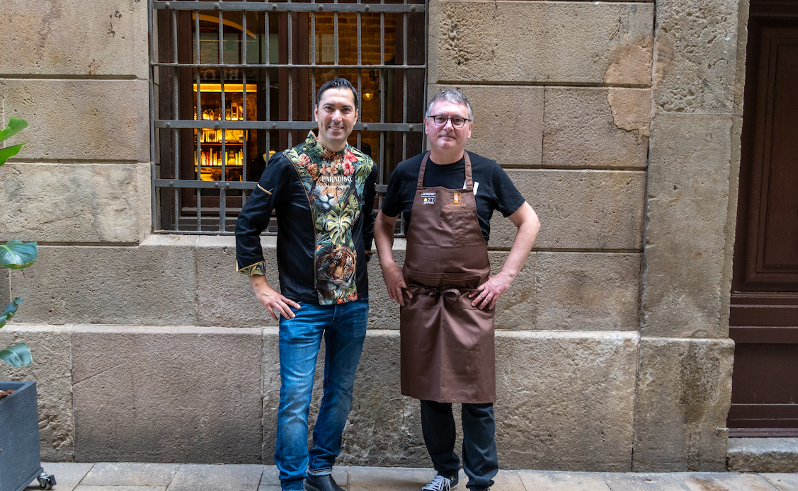 Giacomo Giannotti, de Paradiso Barcelona i Andoni Luis Adúriz, de Mugaritz | Cedida