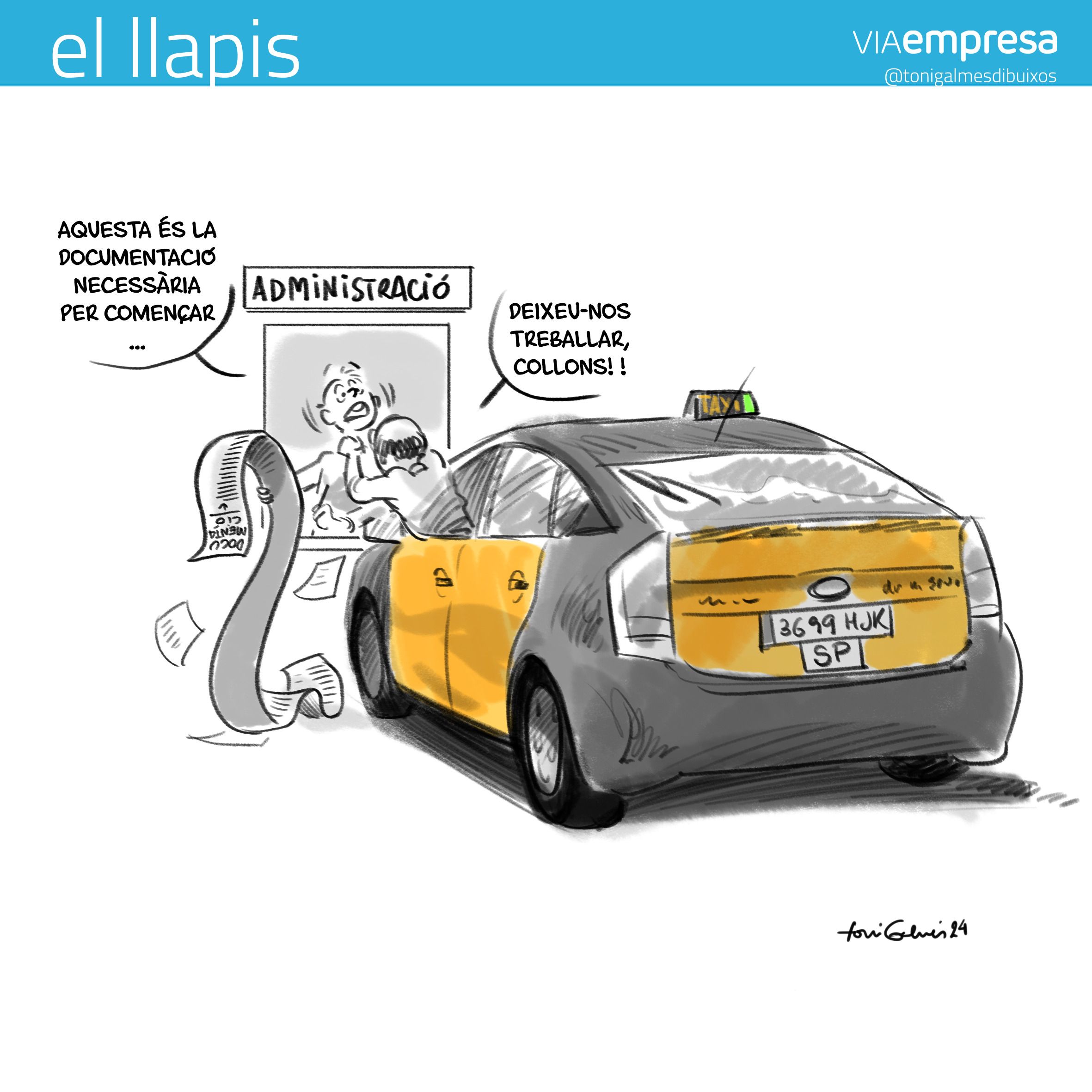 En Paco i el taxi | Toni Galmés