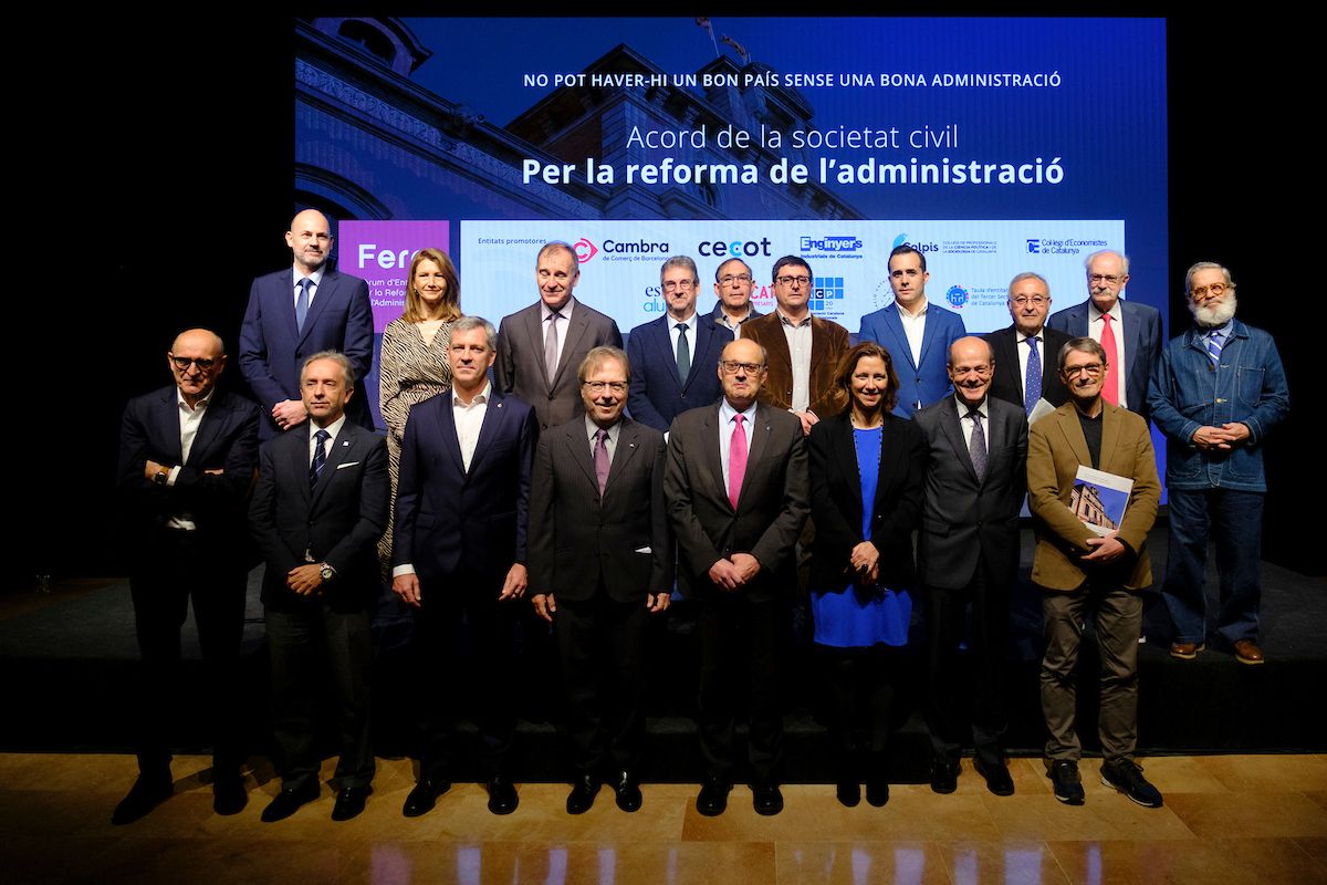 Acuerdo de la sociedad civil por la reforma de la administración | Cambra de Barcelona