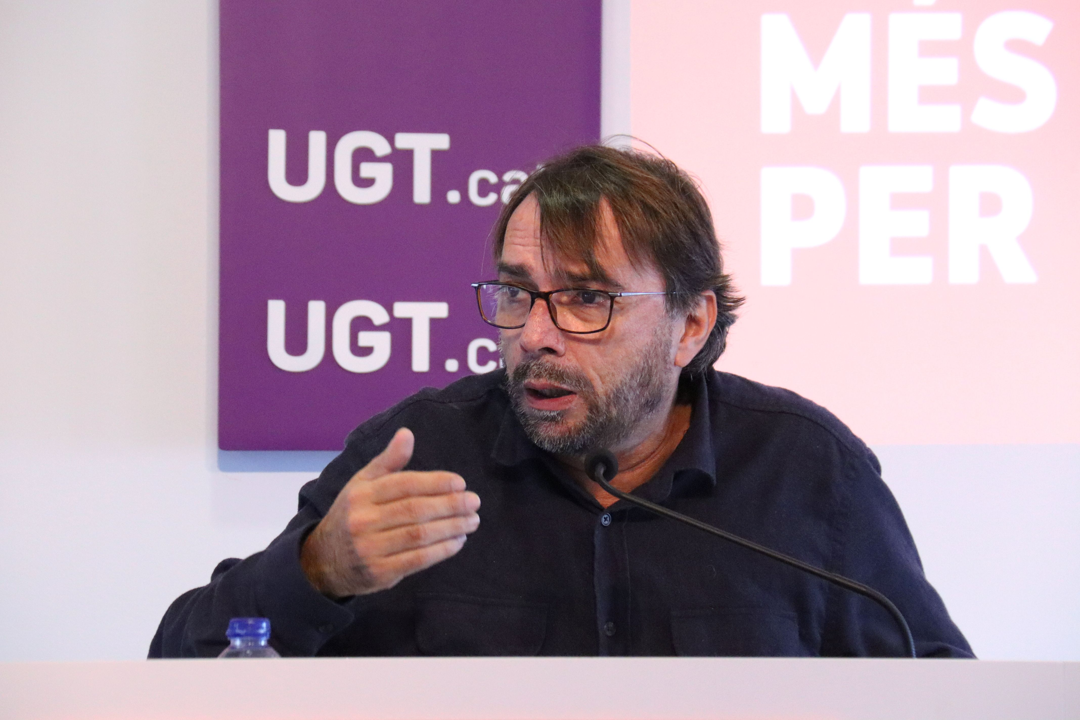 El secretari general de la UGT de Catalunya, Camil Ros | ACN