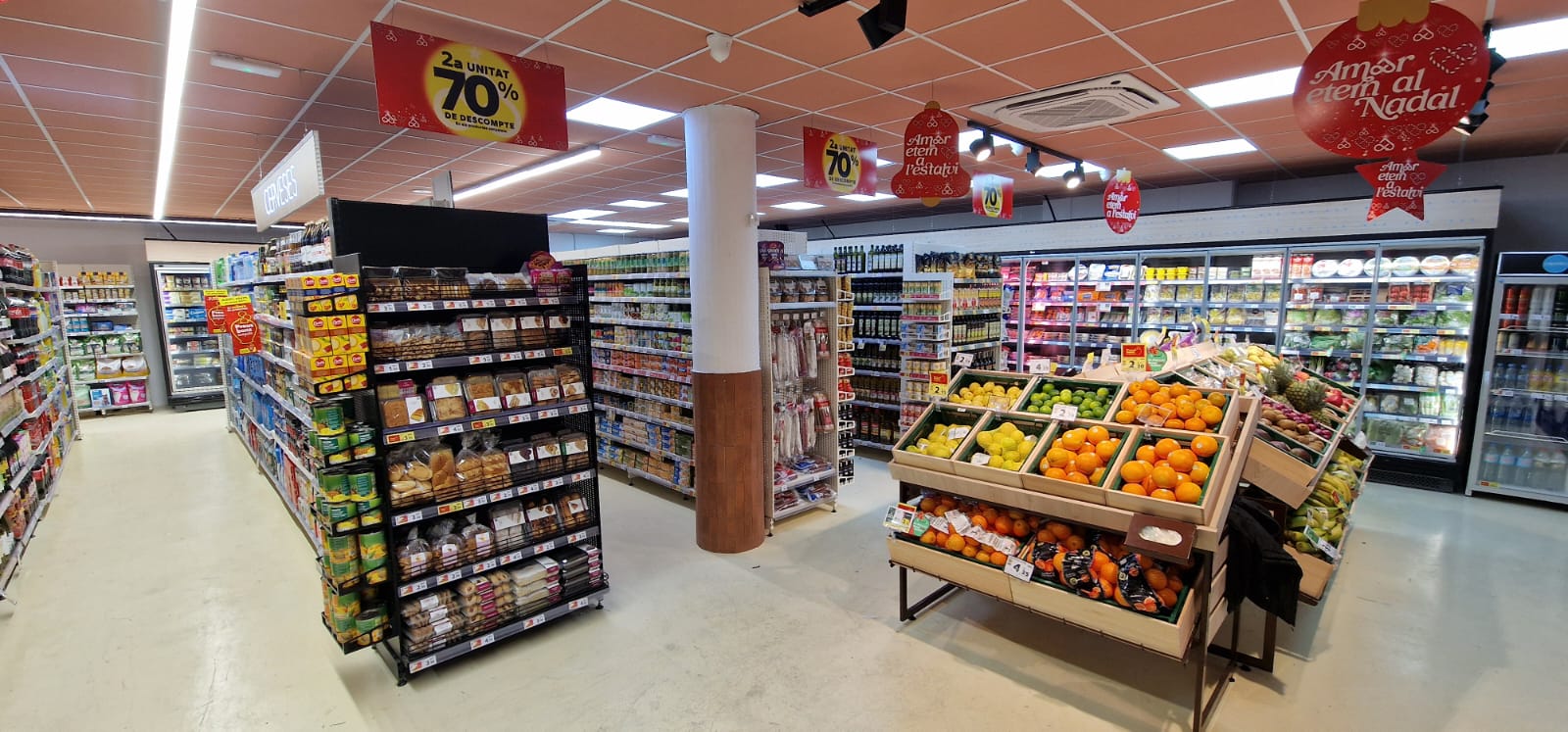 Un supermercat Caprabo a Sant Vicenç dels Horts, a la província de Barcelona