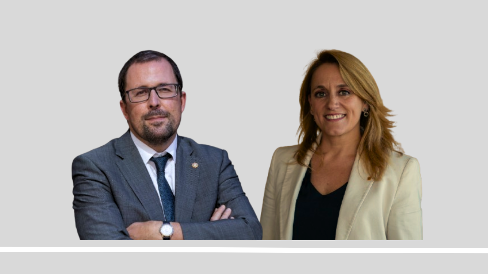 Raül Blanco (Renfe) i Natàlia Mas (La Farga), protagonistes de la primera setmana de l'any | VIA Empresa