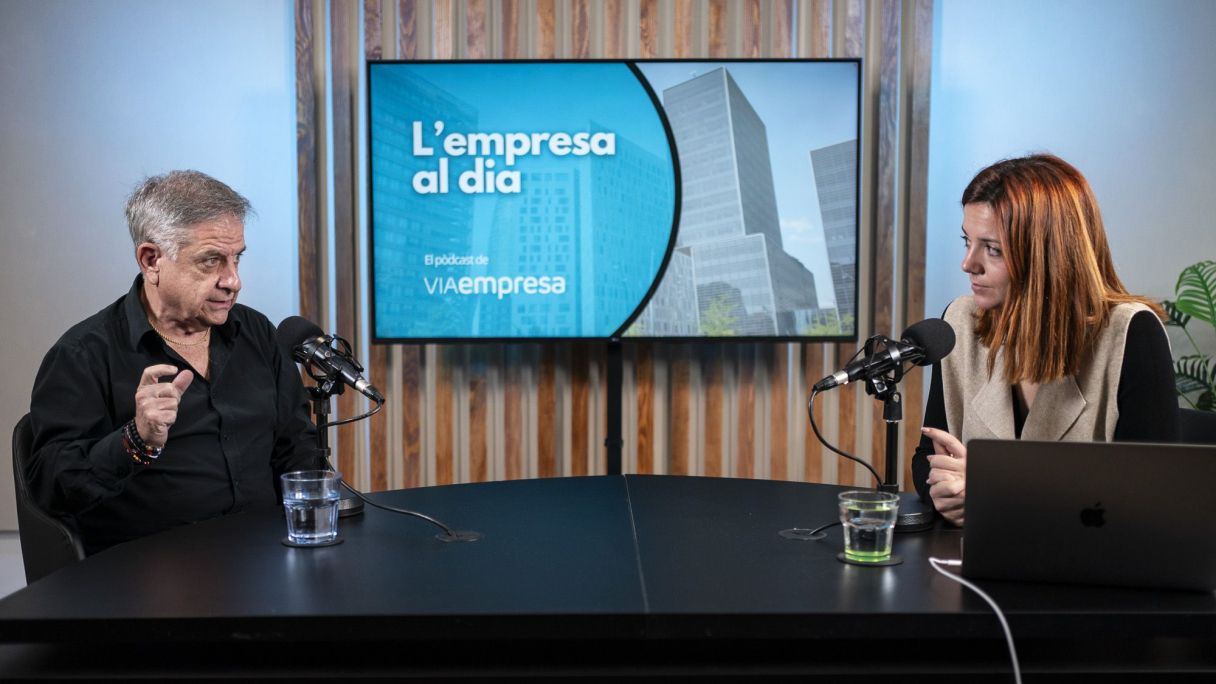  Marcos Urarte durant l'últim pòdcast de 'L'empresa al dia' | Mireia Comas