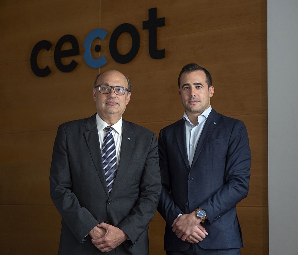 El president de Cecot, Xavier Panés, i el secretari general, Oriol Alba | Cedida