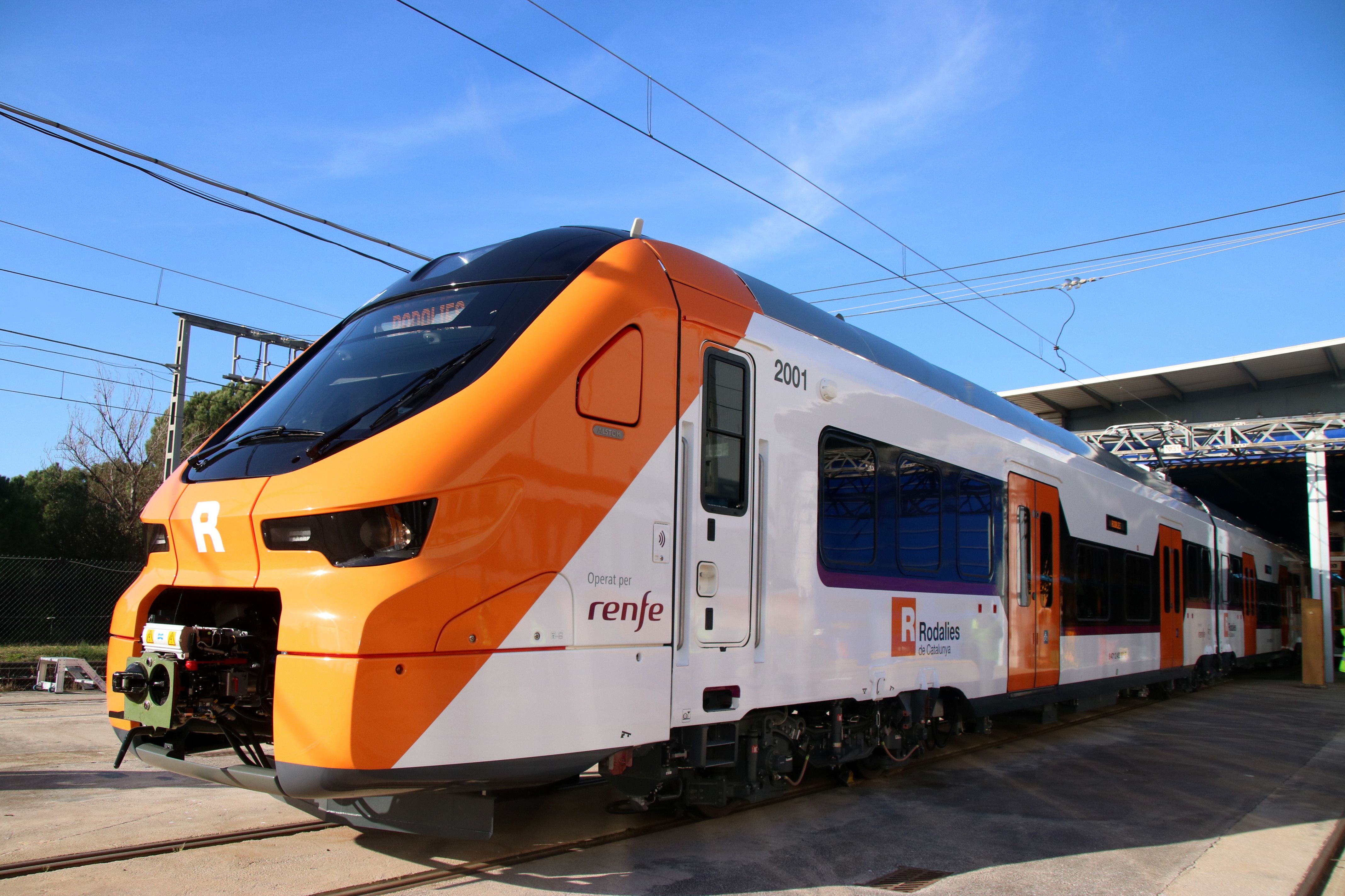 Un dels nous trens de Rodalies abans d'iniciar el període de proves | ACN